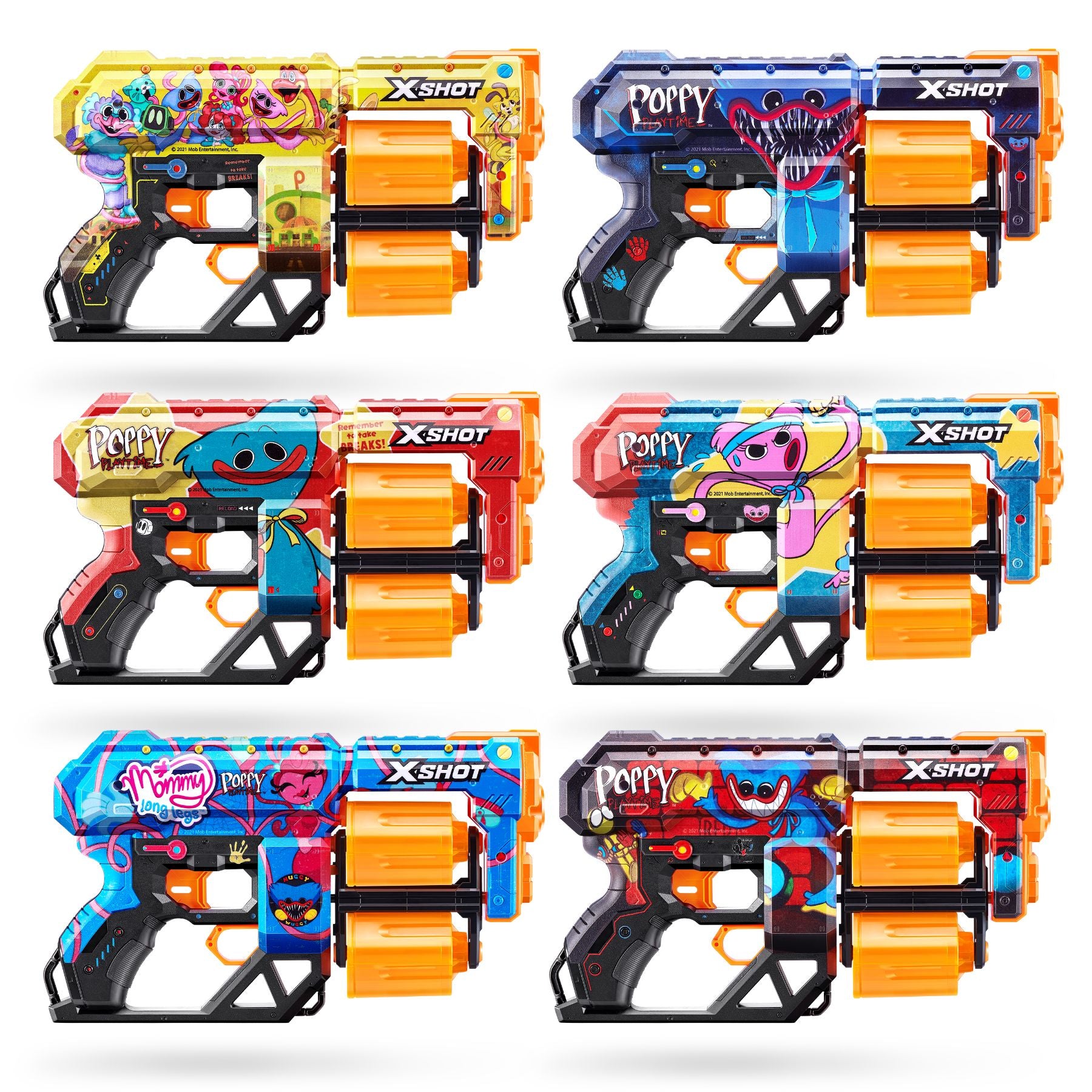 Hot! ZURU X Shot Skins Dread - Poppy Playtime Fun