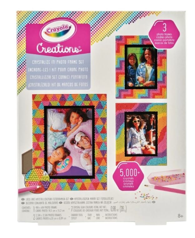Hot Sale! Crayola Creations Crystal Embellishment Photo Frame Kit for Creative Kids