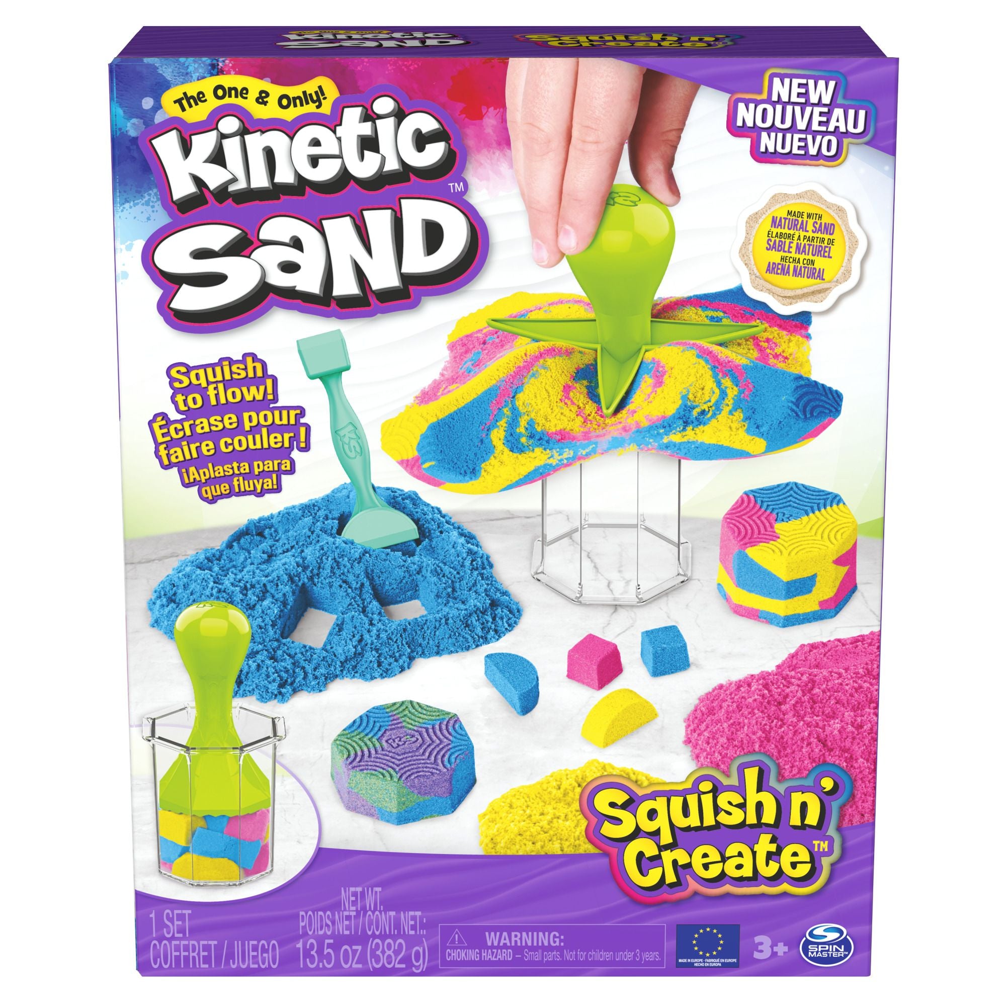 Amazing Kinetic Sand Squish & Create Set