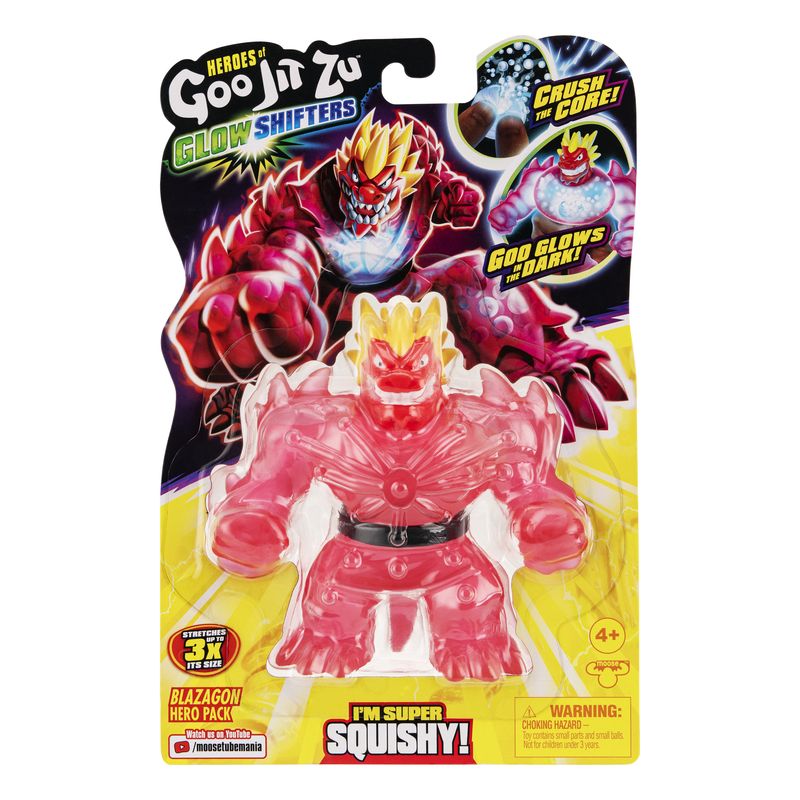 Heroes Of Goo Jit Zu Season 8 Glow - in - the - Dark Hero Pack: Blazagon