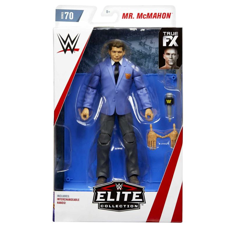 Hot! WWE Elite Collection Series 70 Mr. McMahon Action Figure