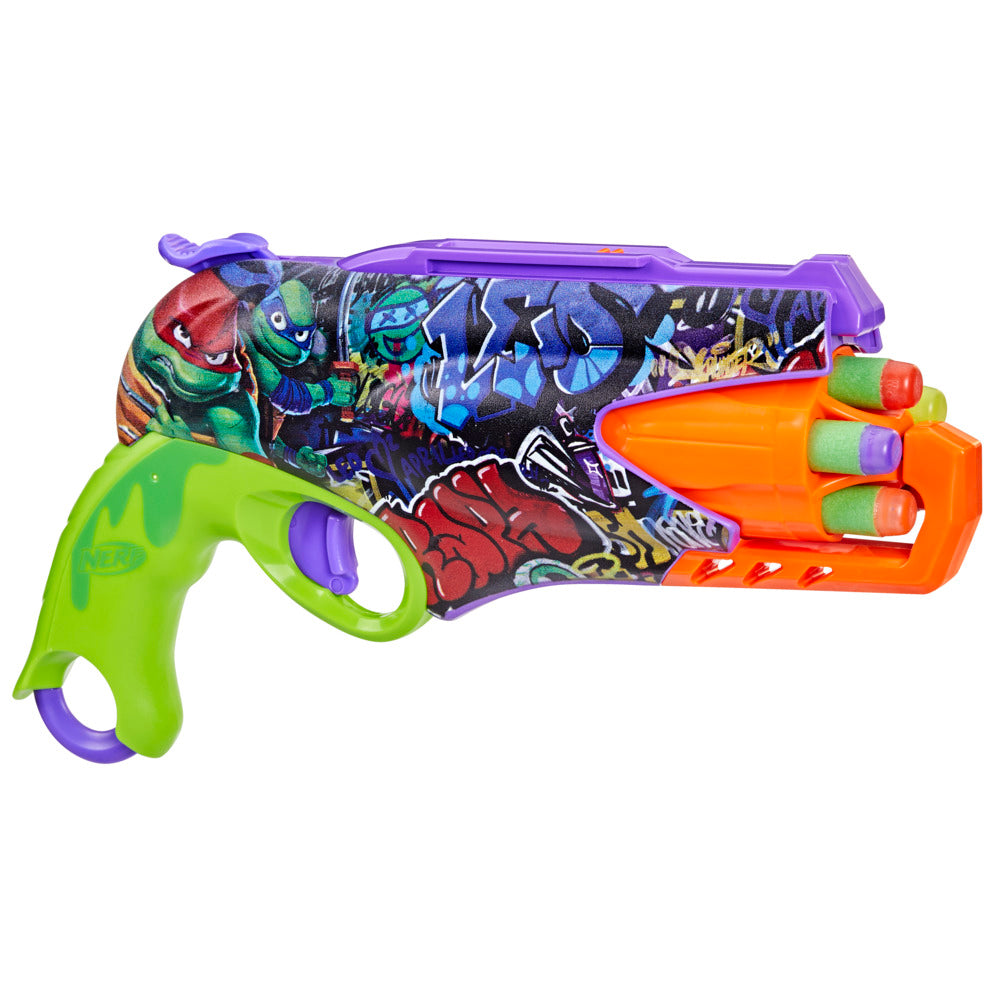 NERF Elite Ink Teenage Mutant Ninja Turtles 5 - Dart Rotating Barrel Blaster