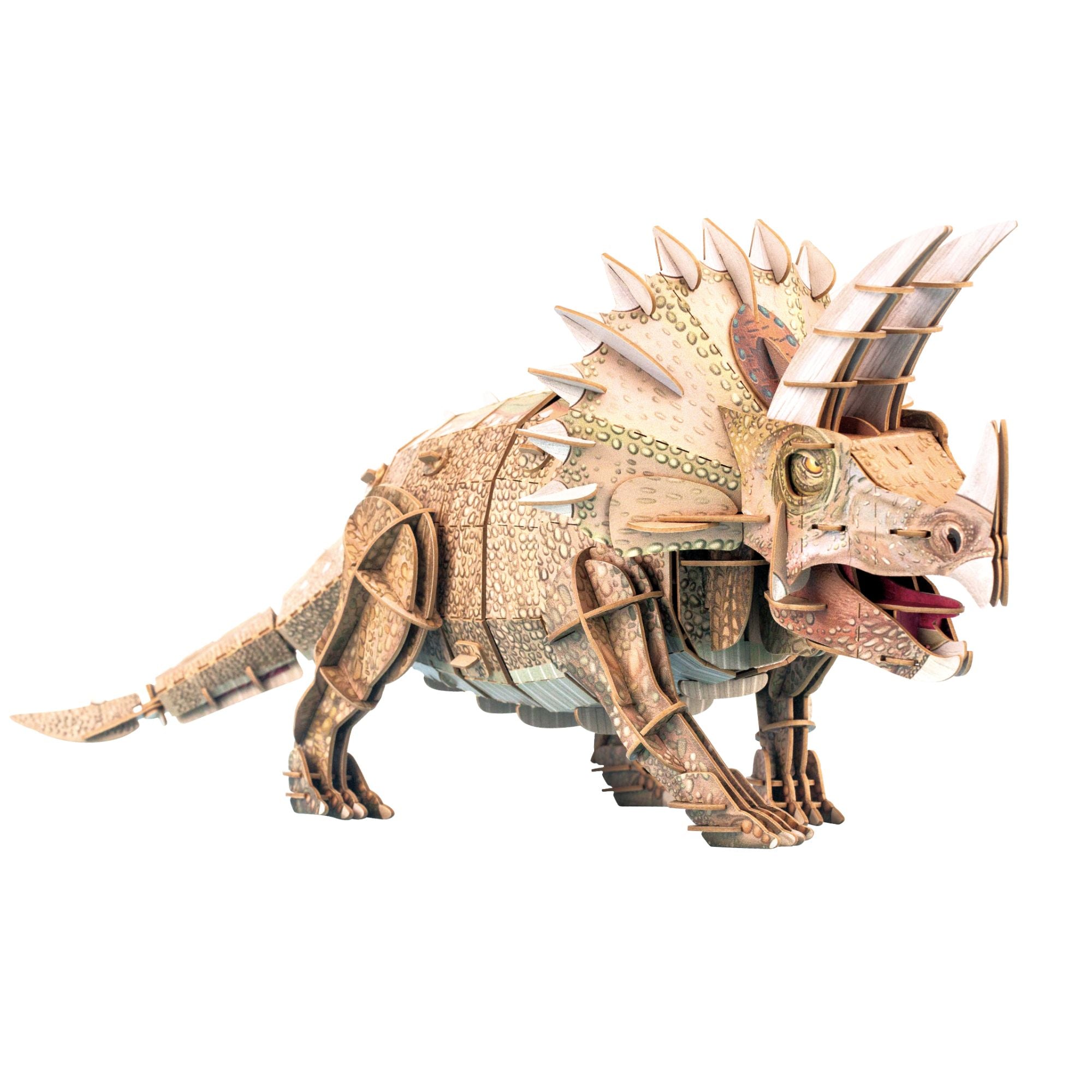 MierEdu 3D Adjustable Triceratops Puzzle - Ideal for Learning