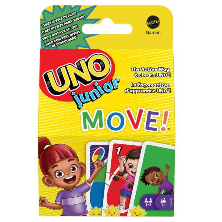 Hot Sale! UNO Junior Move Card Game for Kids and Families Aged 3+