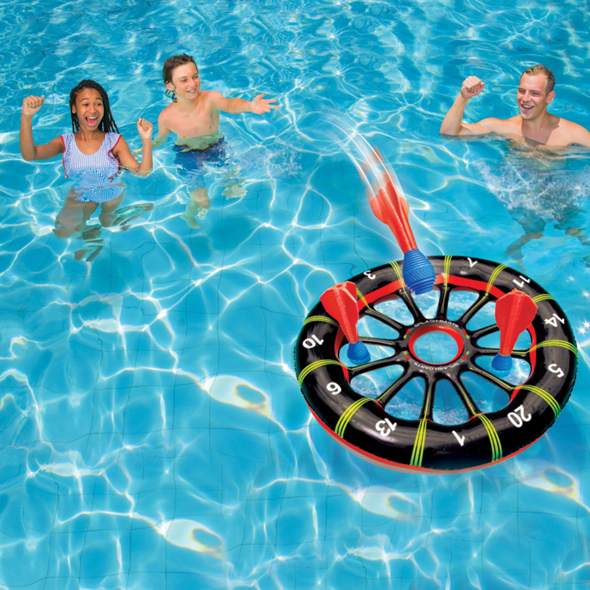 Go Play! Splash Pool Bullseye Darts - Fun for All