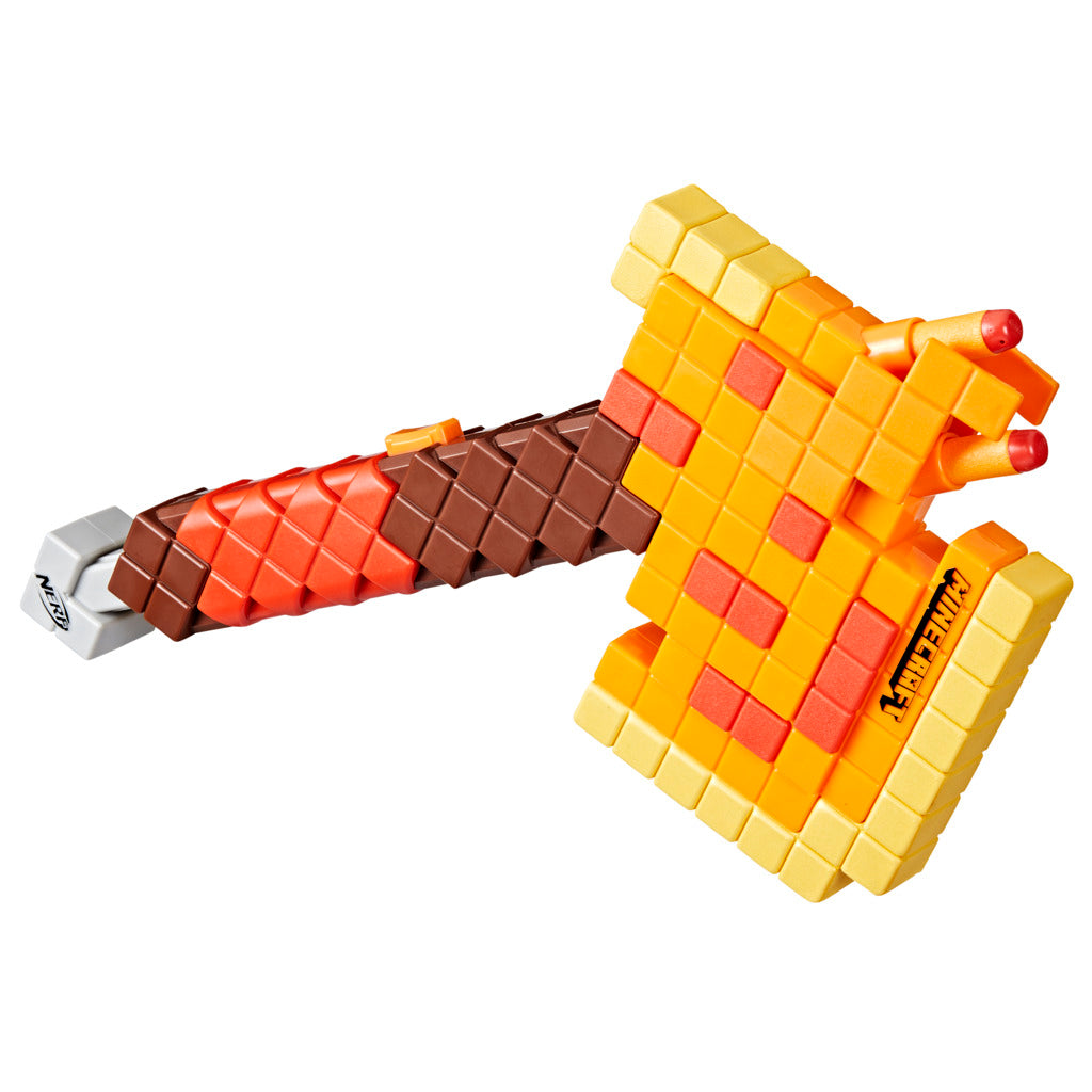 Hot Deal! Nerf Minecraft Firebrand Dart - Blasting Axe
