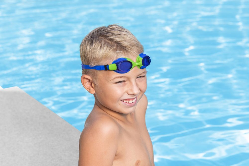 Bestway Lightning Pro Swimming Goggles - Assorted Styles for Kids Aged 7+