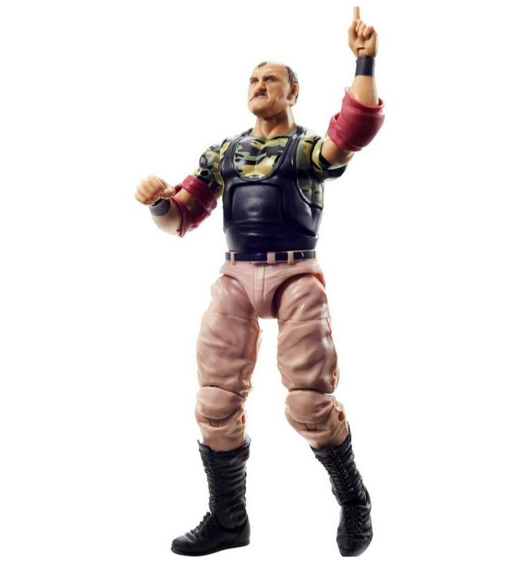WWE Elite Series 89 Action Figure - Sgt. Slaughter with Deluxe Features