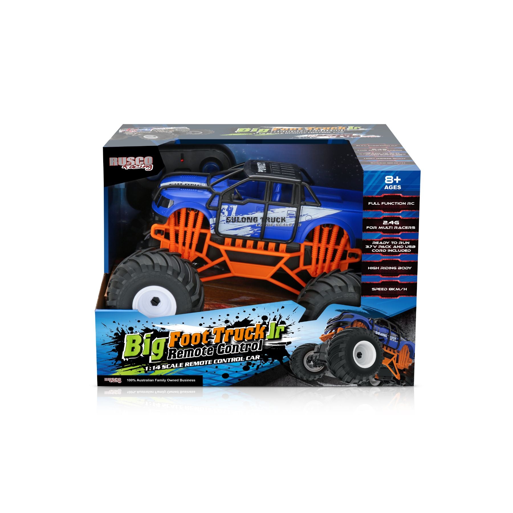 Rusco Racing 1:14 Scale Big Foot Jr RC Truck in Assorted Styles