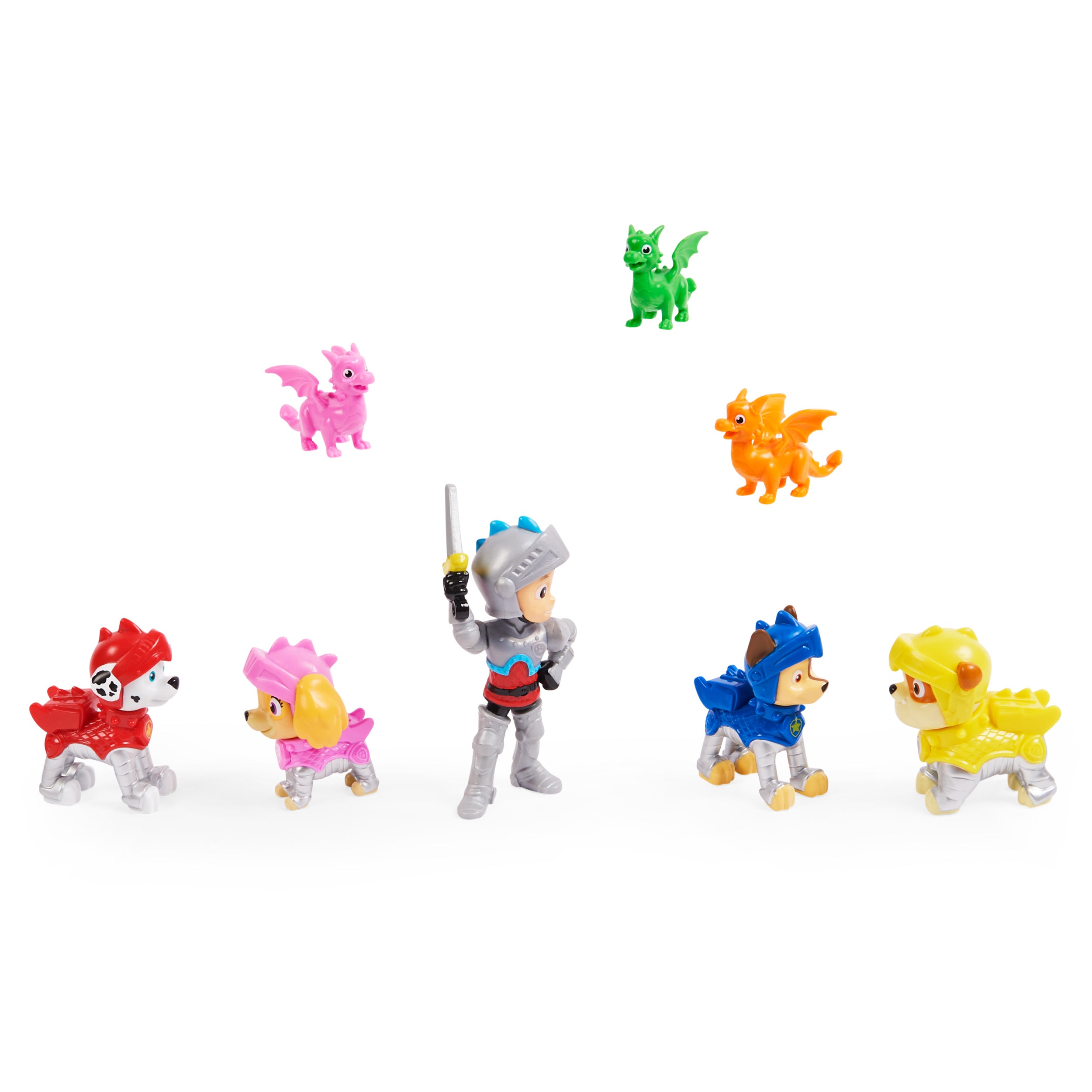 Hot Sale! PAW Patrol Rescue Knights Action Figure Collector Gift Pack
