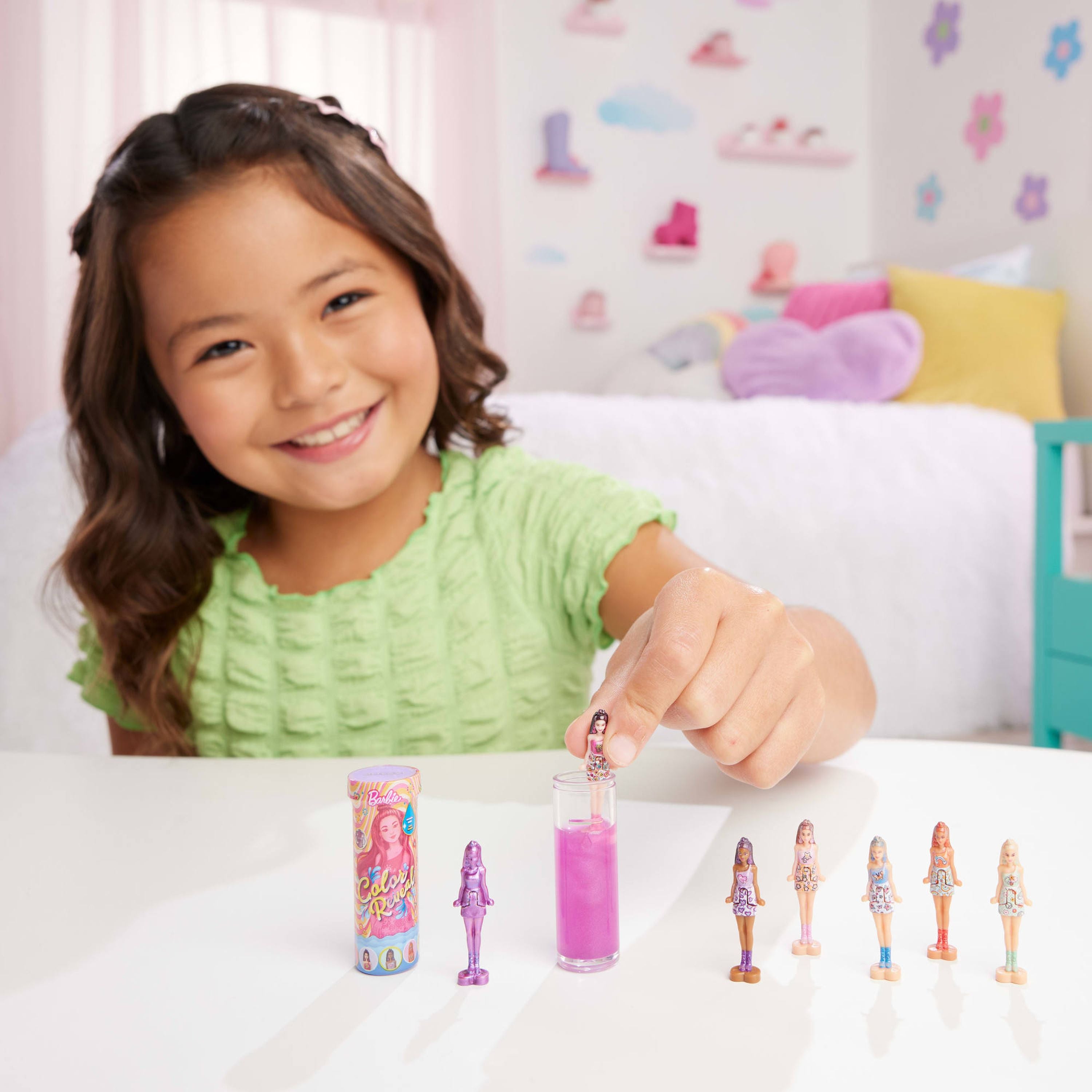 Hot Sale! Mini BarbieLand Colour Reveal Dolls - Unboxing Fun for Ages 4+