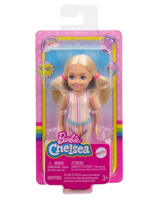 Hot Deal! Barbie Club Chelsea Doll's Striped Pink Fashion Outfit for Kids