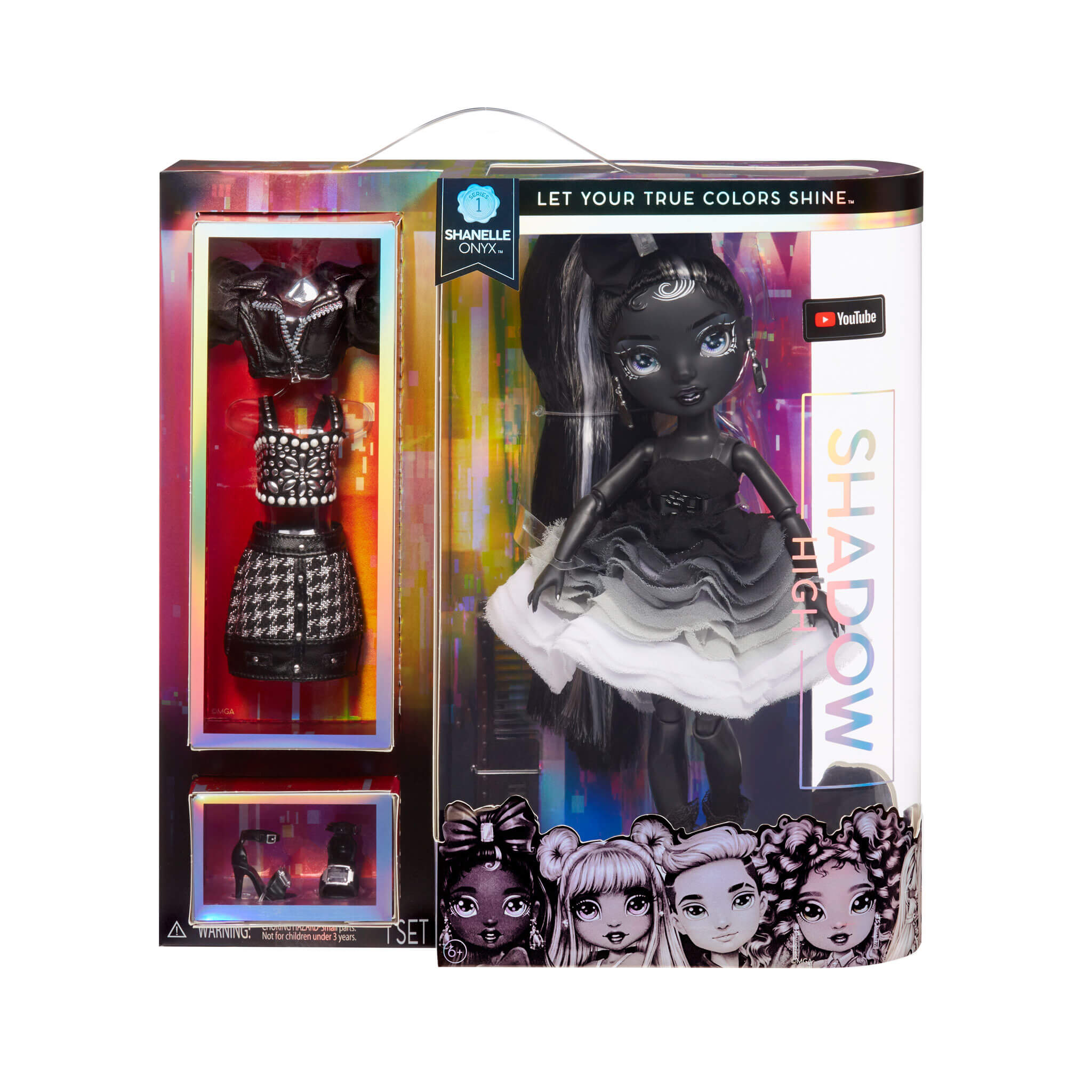 Shadow High Fashion Doll Shanelle Onyx with Unique Black Design