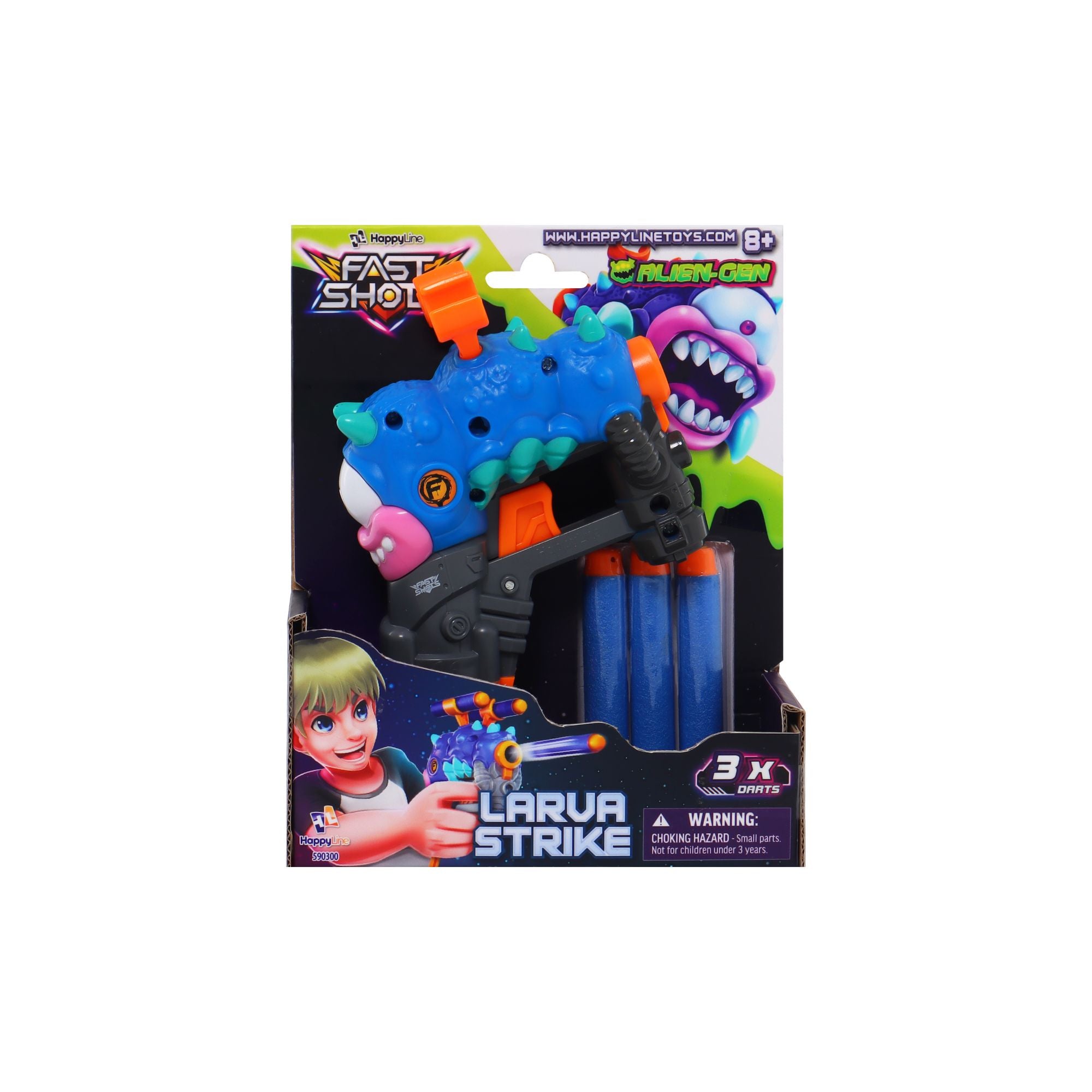 Hot Deal: Fast Shots Alien Gen Larva Strike Dart Blaster