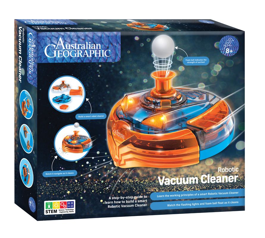 Australian Geographic's Exciting Robotic Vacuum Cleaner Kit