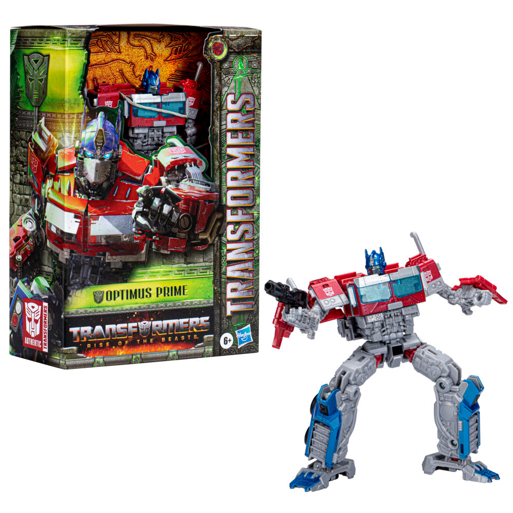 Hot! Transformers Rise Of The Beasts Voyager Class - Optimus Prime Figure