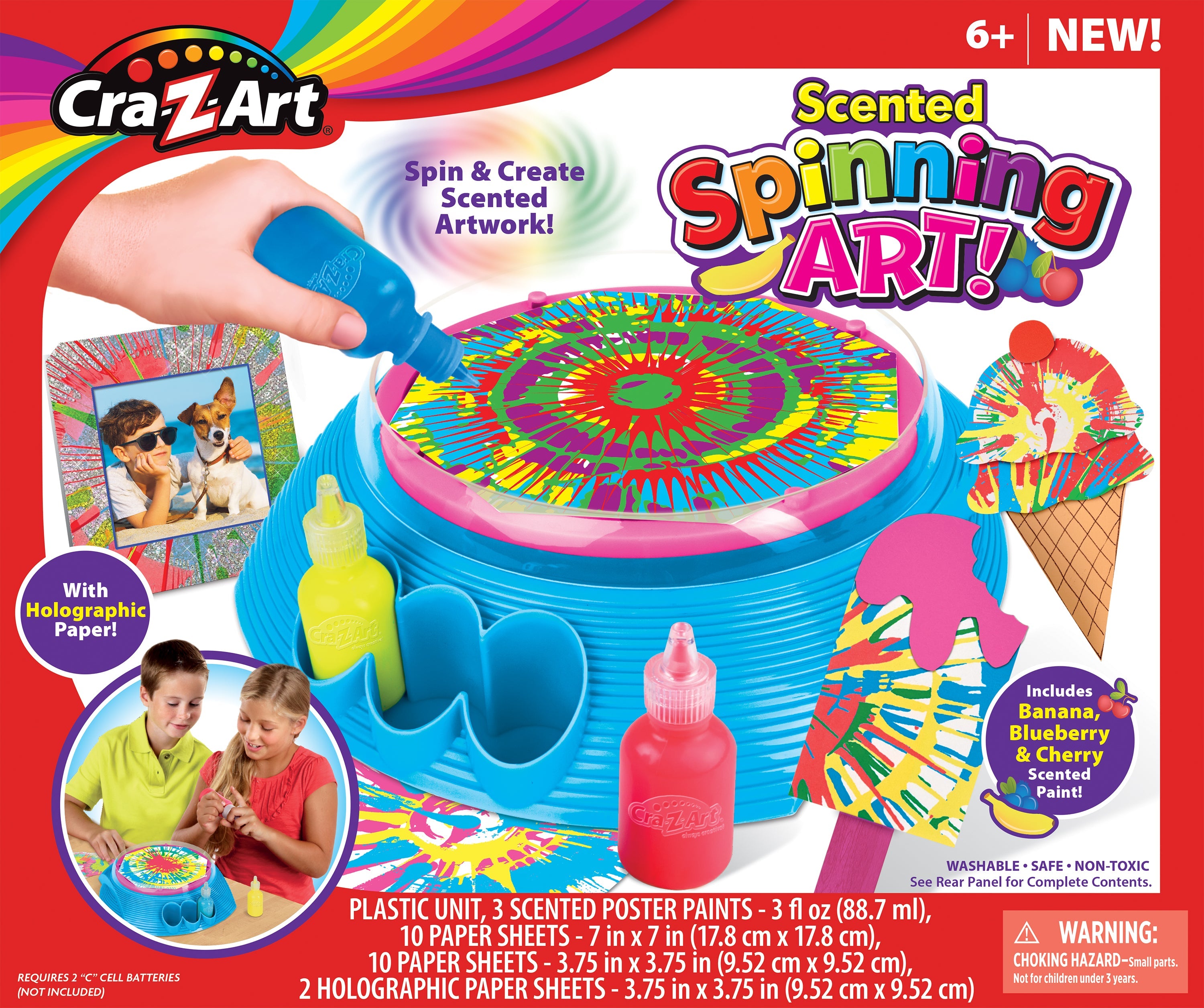 Hot Sale! Cra-Z-Art Scented Spinning Art Machine for Creative Projects