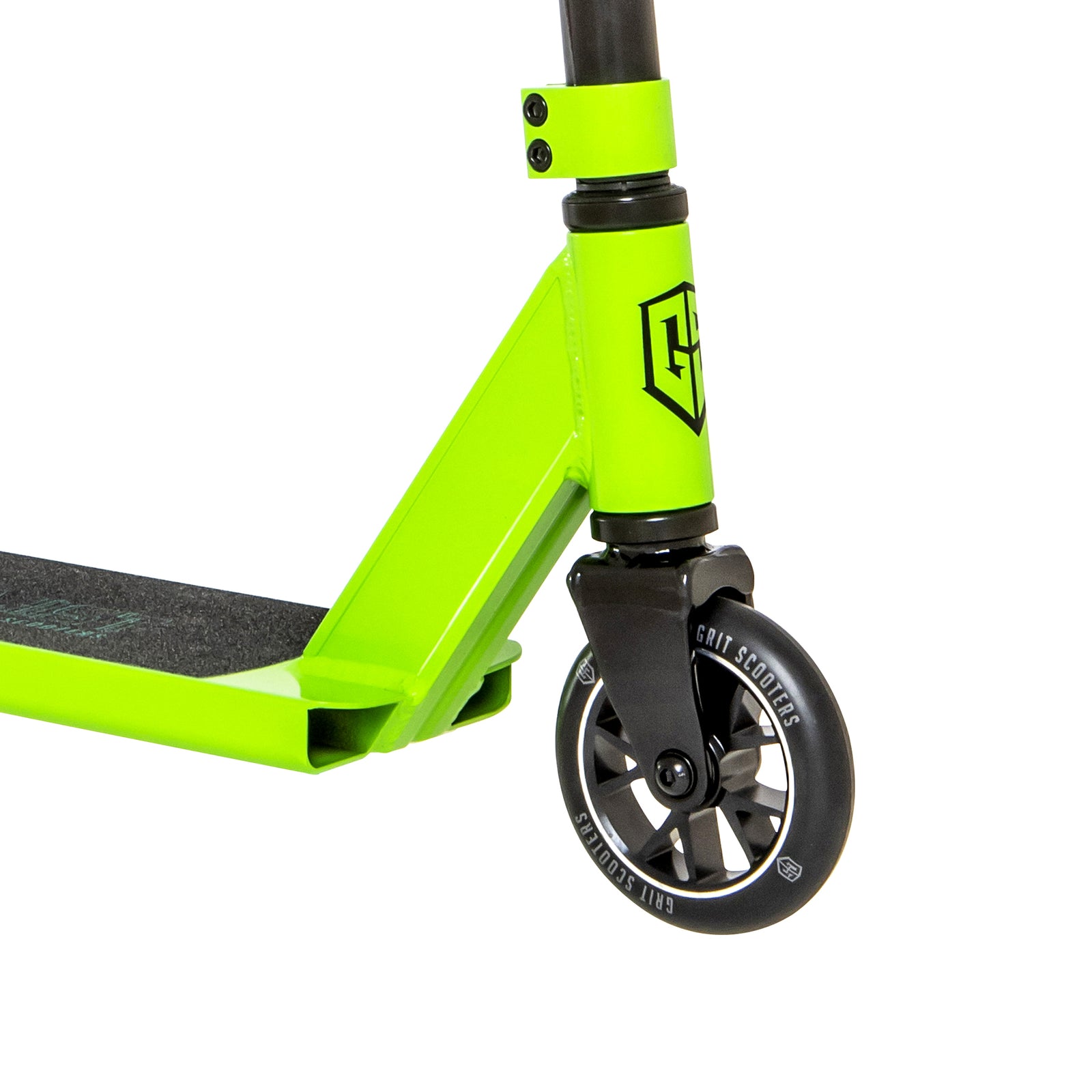 2022/23 GRIT Extremist Fluro Green Scooter with 4.8 - inch Wide Deck