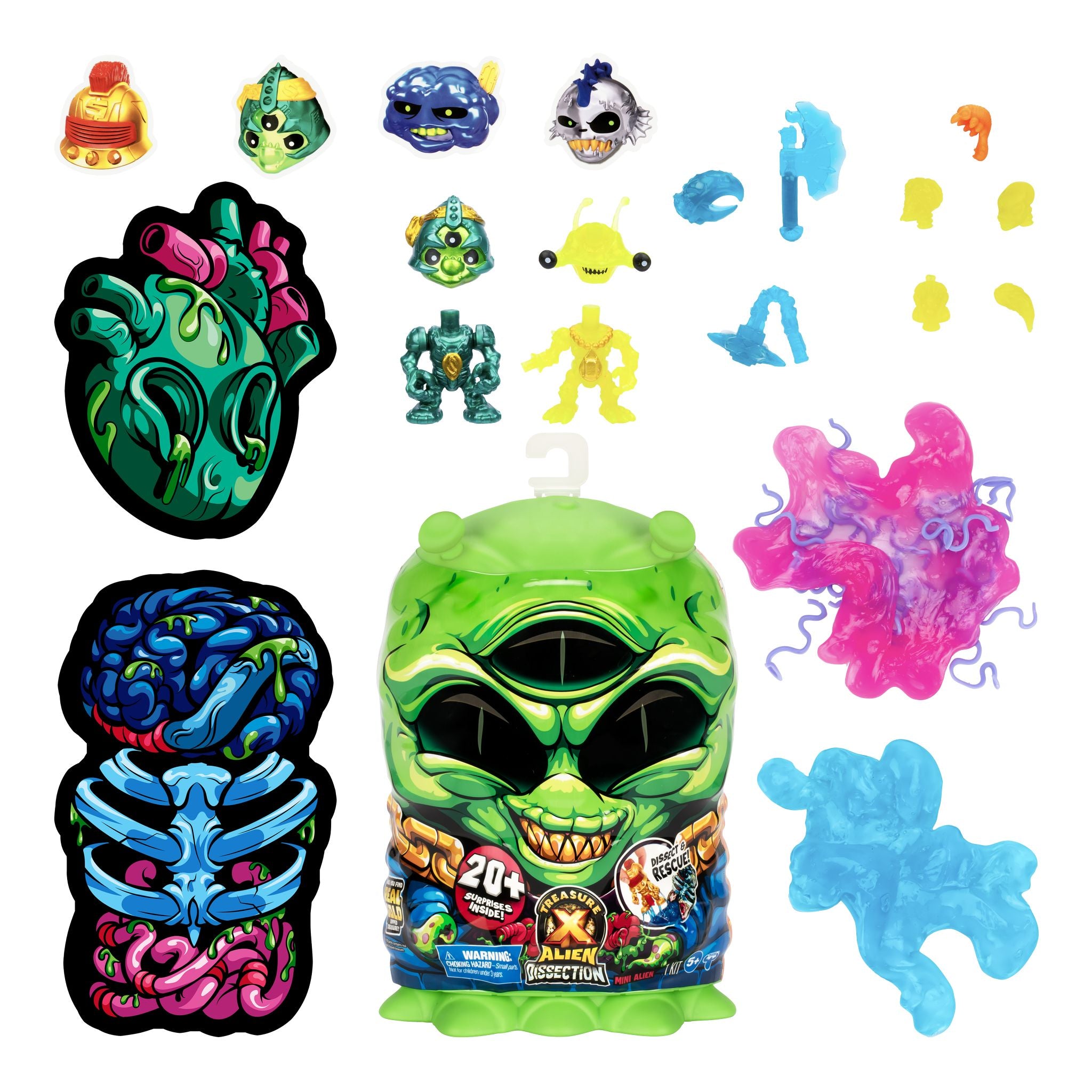 Hot! Treasure X S2 Mini Alien Dissection Toy