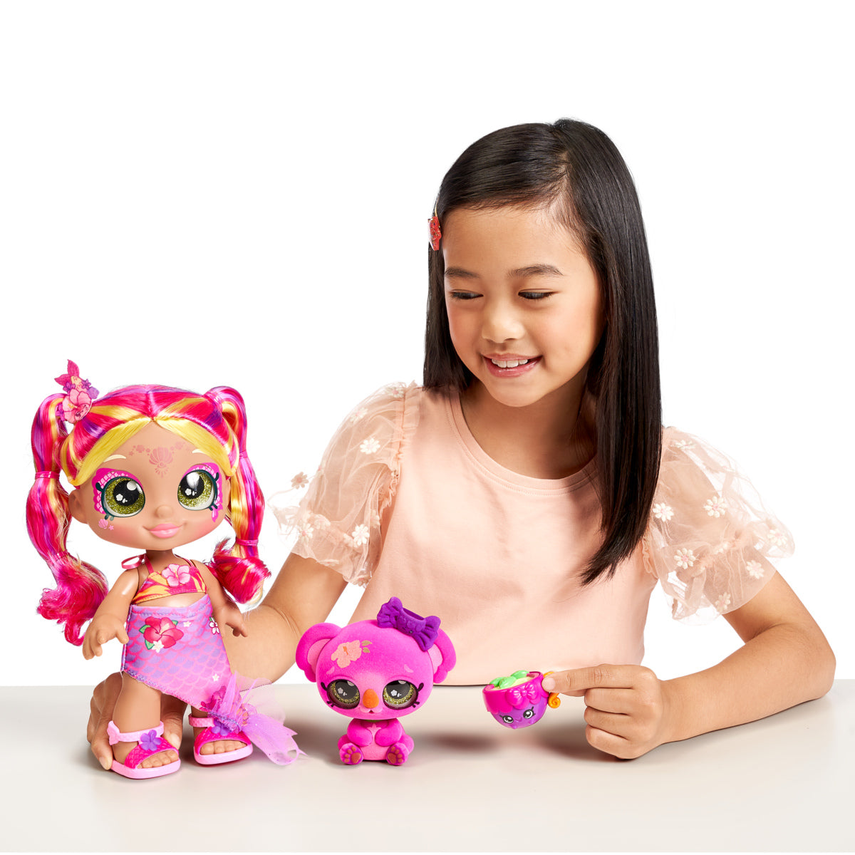 Hot Sale! Kindi Kids Dress - Up Magic Toddler Doll: Tropicarla Mermaid