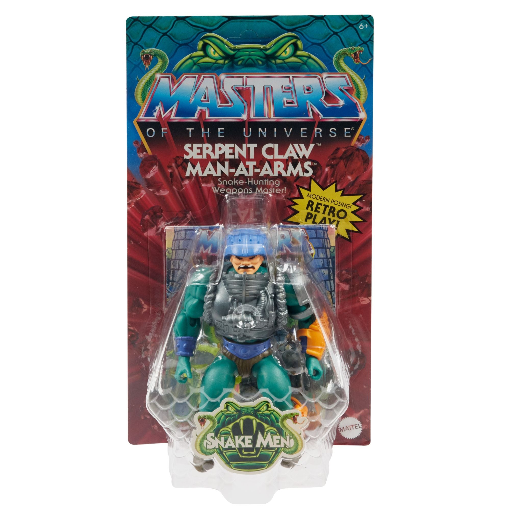 Masters Of The Universe Origins 5.5-Inch Poseable Action Figure - Serpent Claw Man-At-Arms