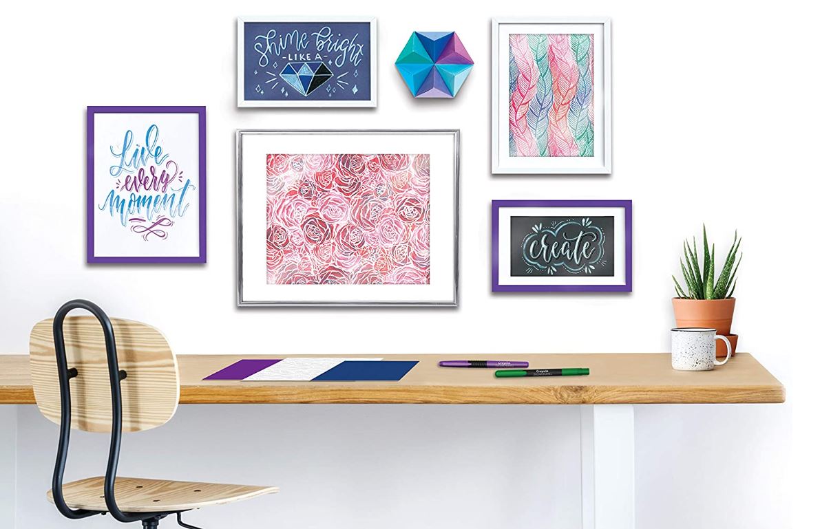 Crayola Signature DIY Gallery Wall Designer Kit - Perfect for Creative Kids Aged 8+