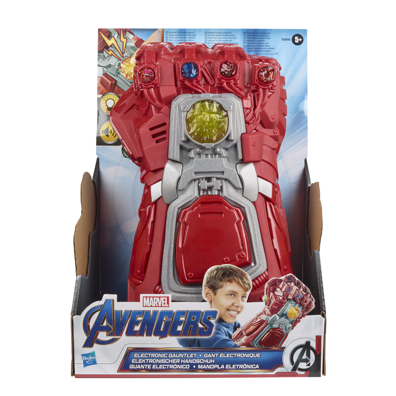 Hot! Avengers Red Electronic Infinity Gauntlet