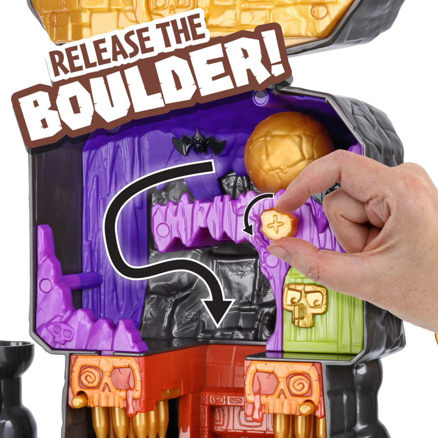 Treasure X Lost Lands Skull Island Temple: Mega Playset with Exclusive Micro Figures & Real Gold Treasure