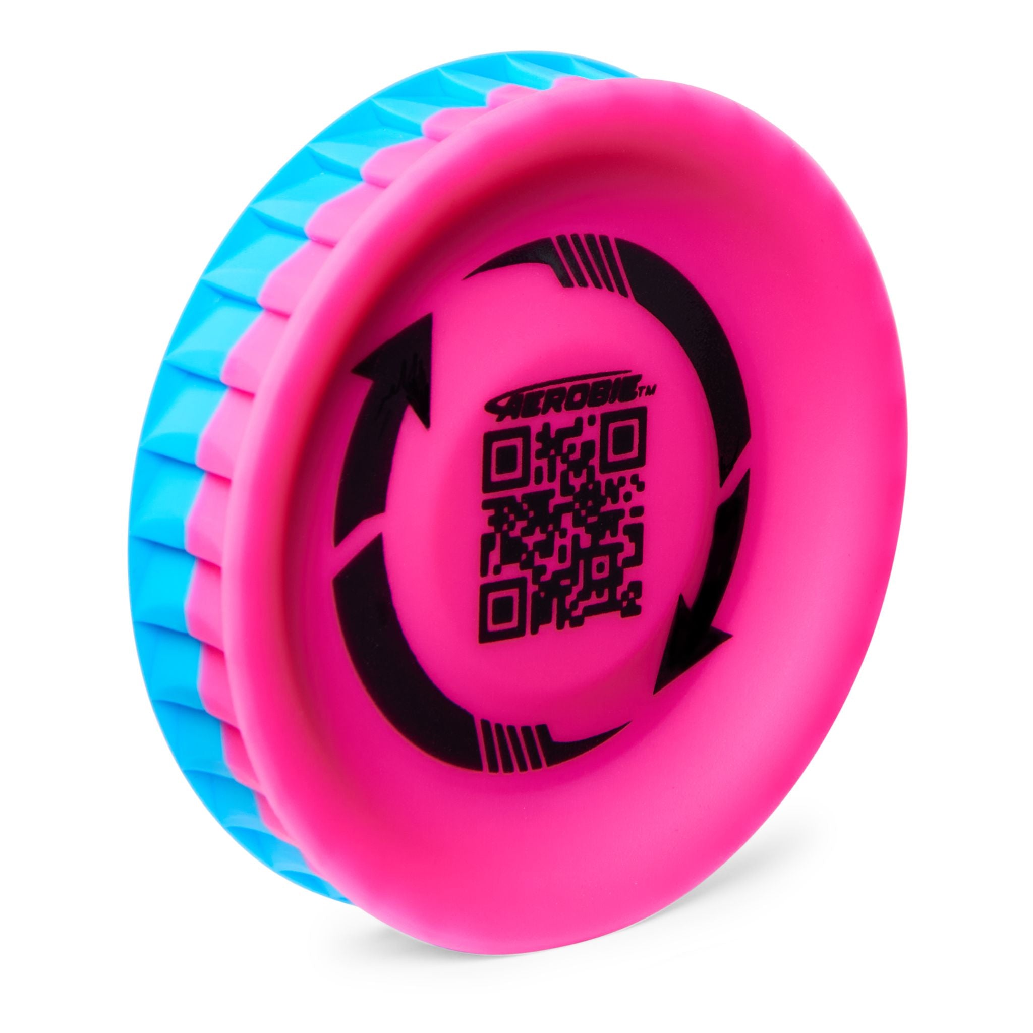 Aerobie Pro Lite Mini Throwing Disc - Blue & Pink | Fly Up to 200 Ft!