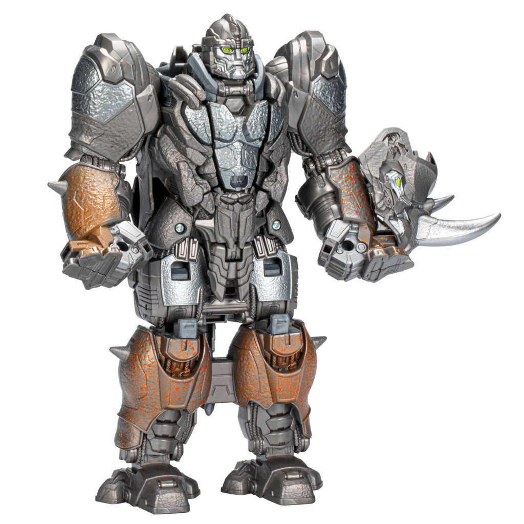 Hot Sale! Transformers Rise Of The Beasts Smash Changer Action Figure - Rhinox
