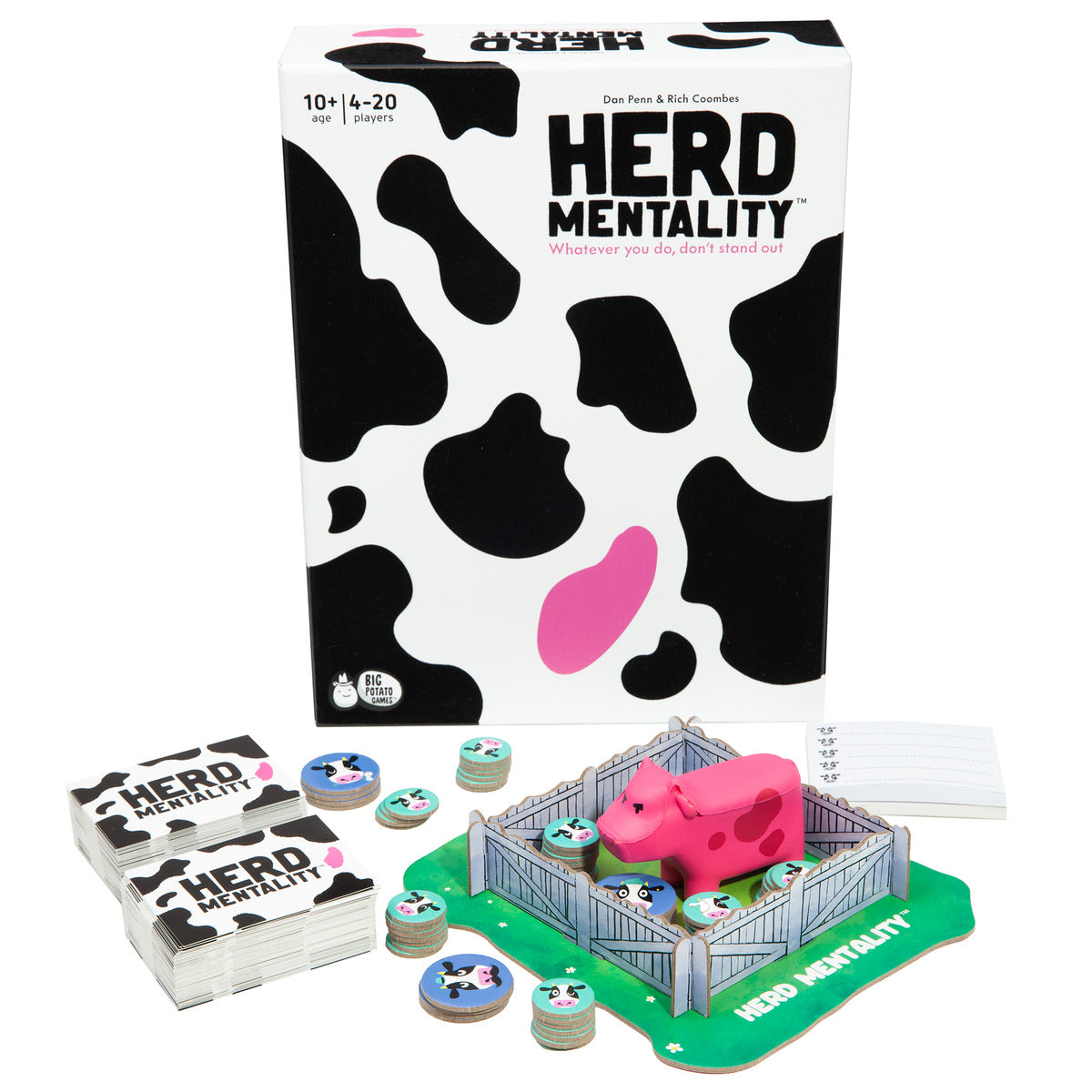 2021 Hot Herd Mentality Party Board Game for Families and Friends