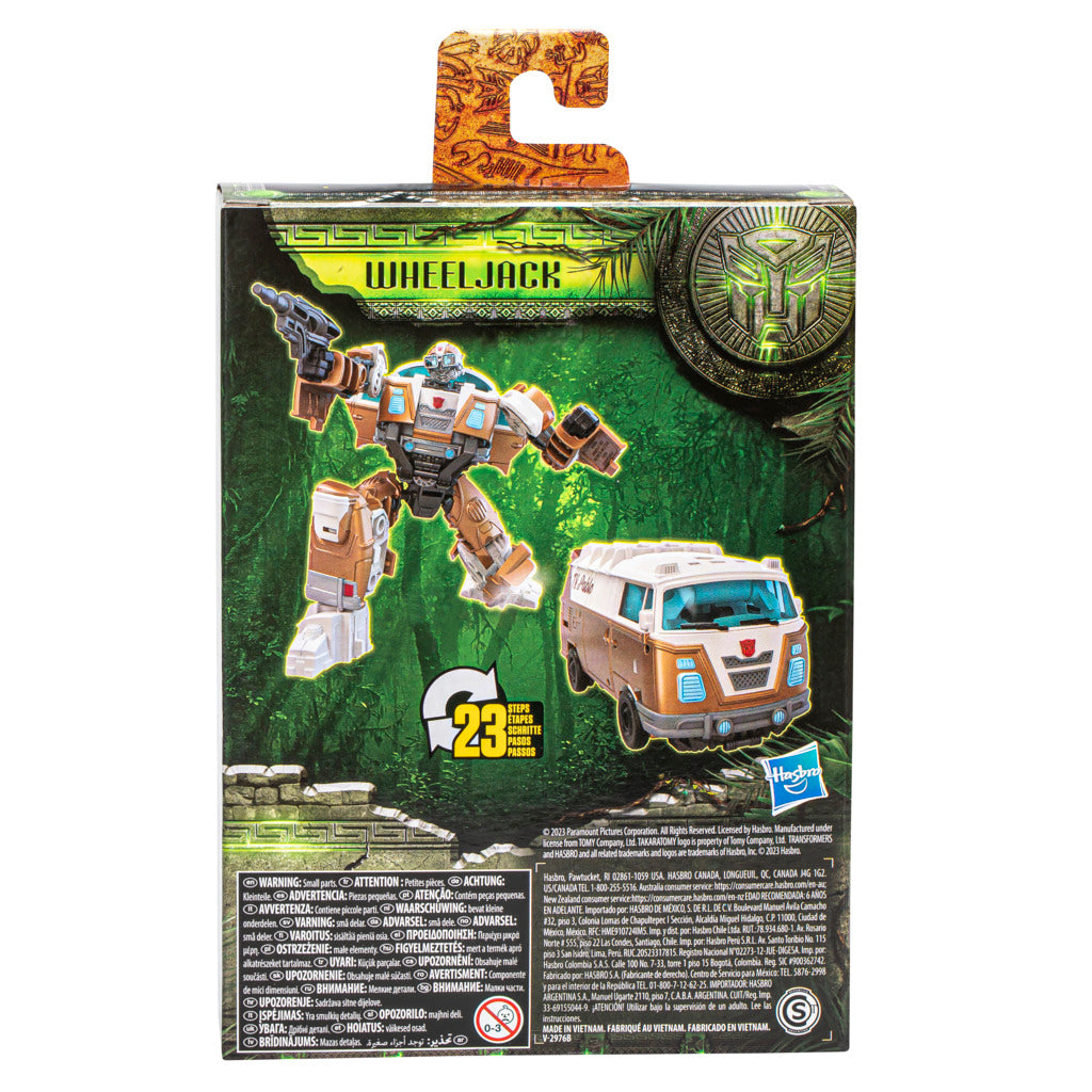 Hot Sale! Transformers Rise Of The Beasts Deluxe Class Action Figure - Wheeljack
