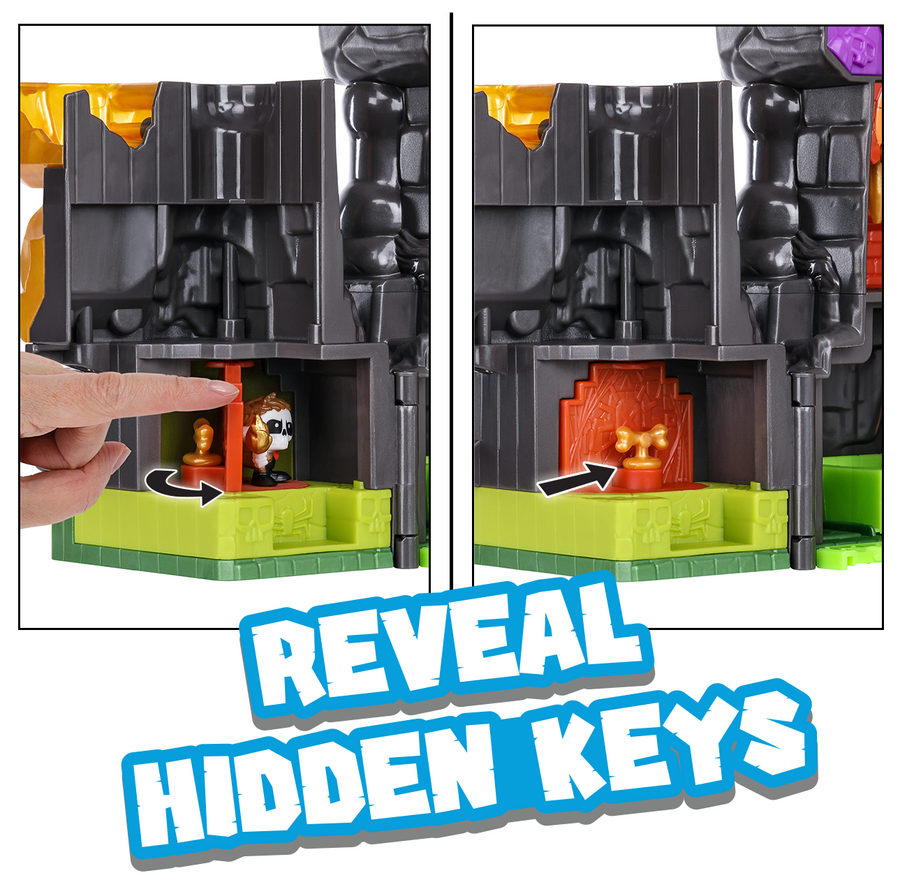 Treasure X Lost Lands Skull Island Temple: Mega Playset with Exclusive Micro Figures & Real Gold Treasure