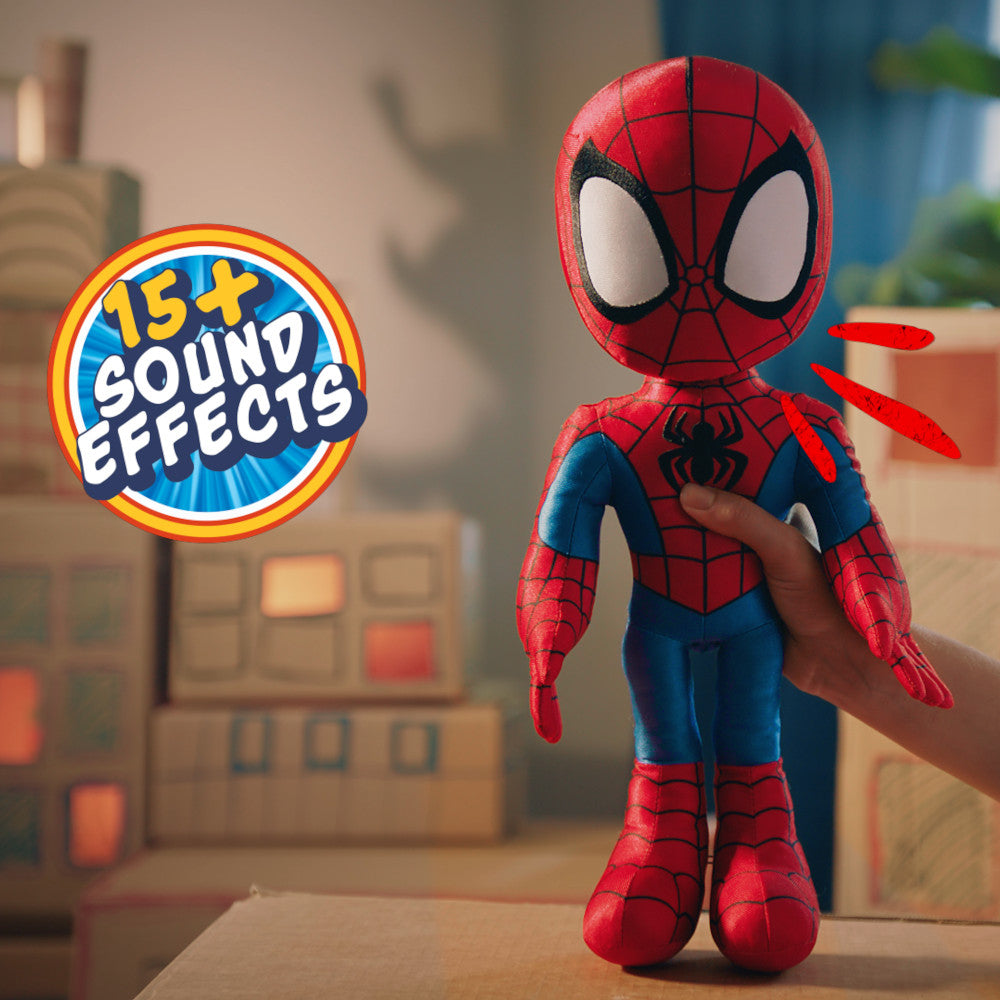 Hot! Marvel My Friend Spidey 16 - Inch Sound - Activated Plush