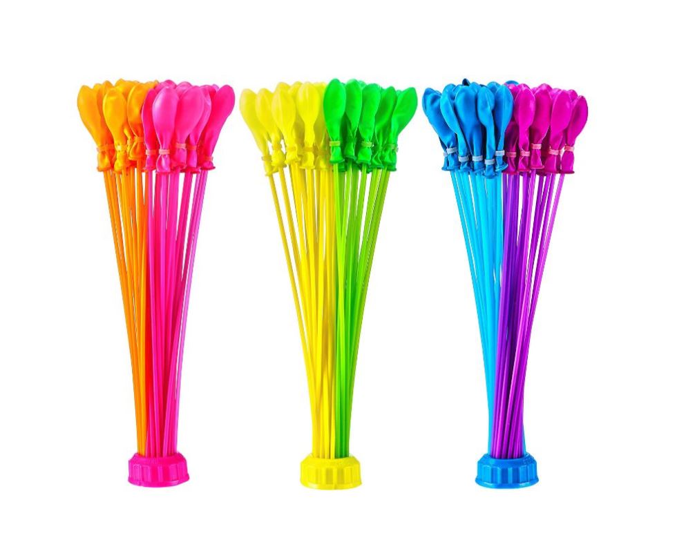 Hot Deal! ZURU Bunch O Balloons Neon Water Slide Set with 100 Self - Sealing Water Balloons