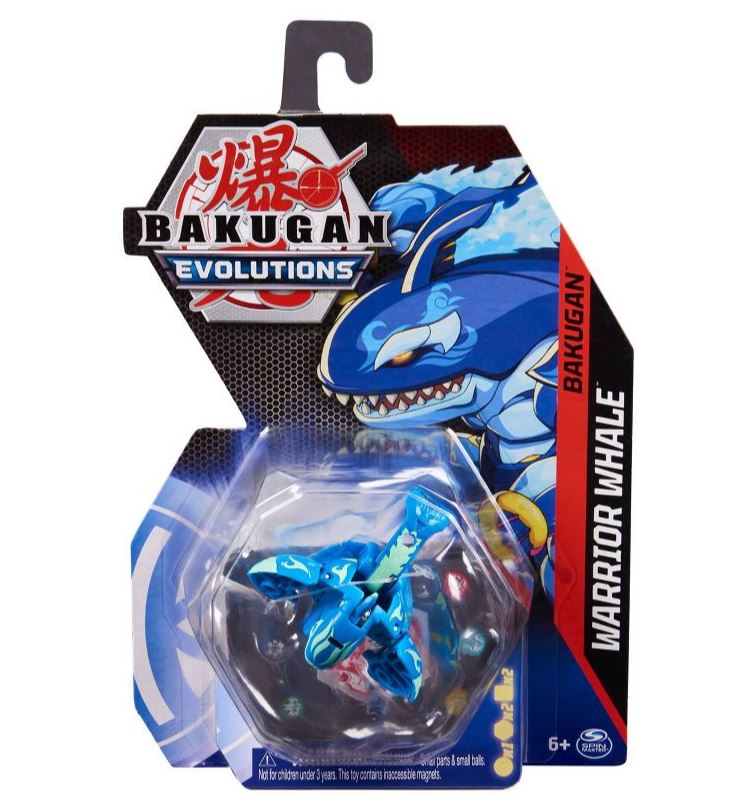 Hot Sale! Bakugan Evolutions Season 4 - Blue Warrior Whale Collectible Toy