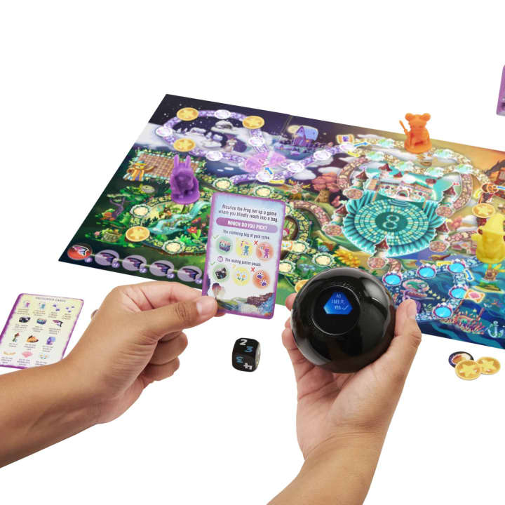 Magic 8 Ball Magical Adventure Board Game for Family Fun