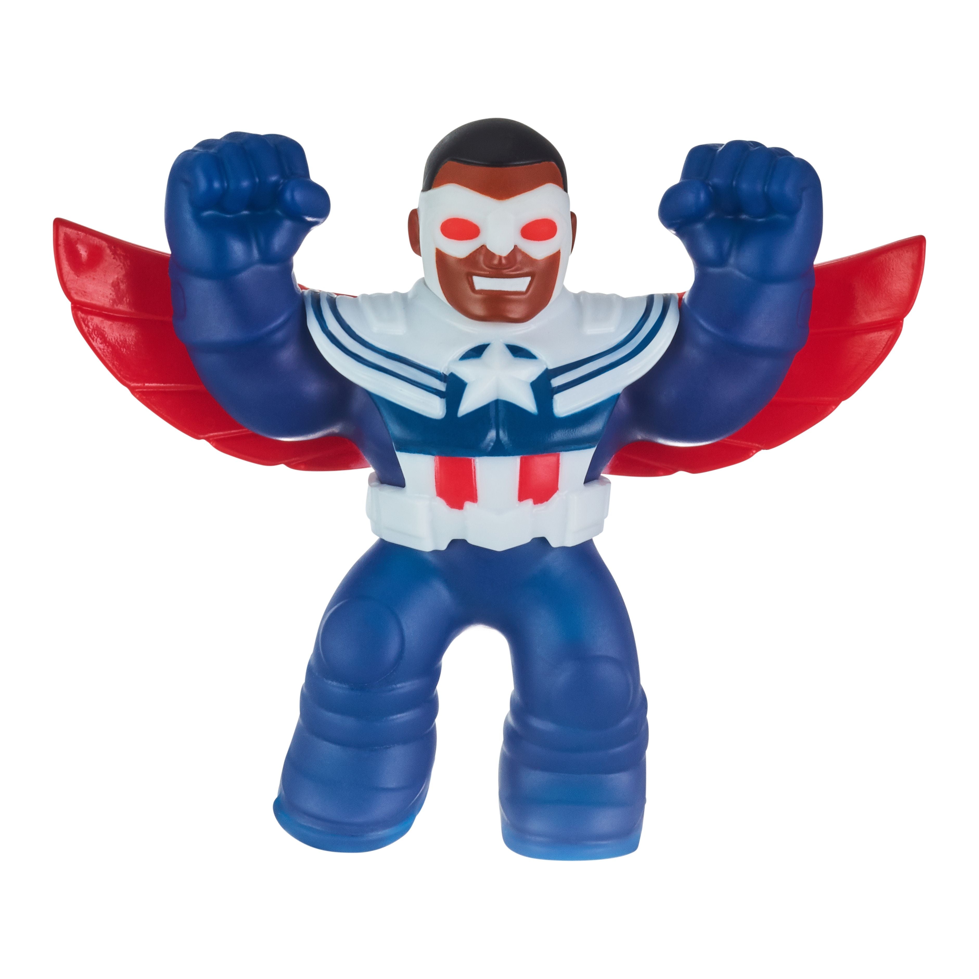 Hot! Heroes Of Goo Jit Zu Marvel S5 - Captain America Sam Wilson Hero Pack