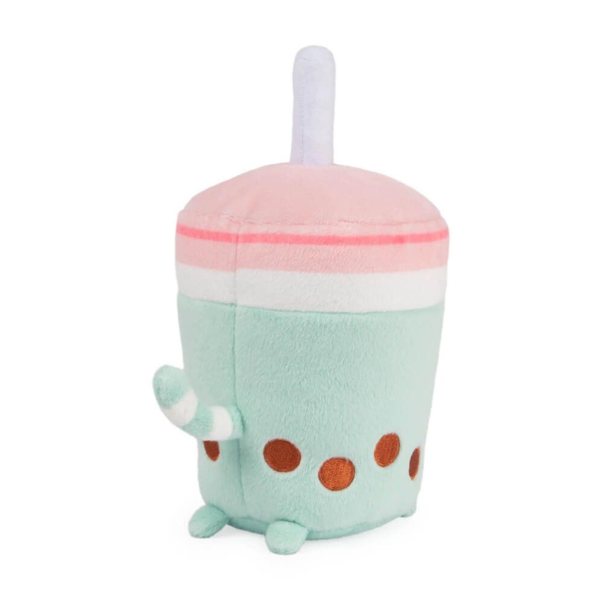 19cm Adorable Pusheen Cat Plush Inspired by Boba Tea