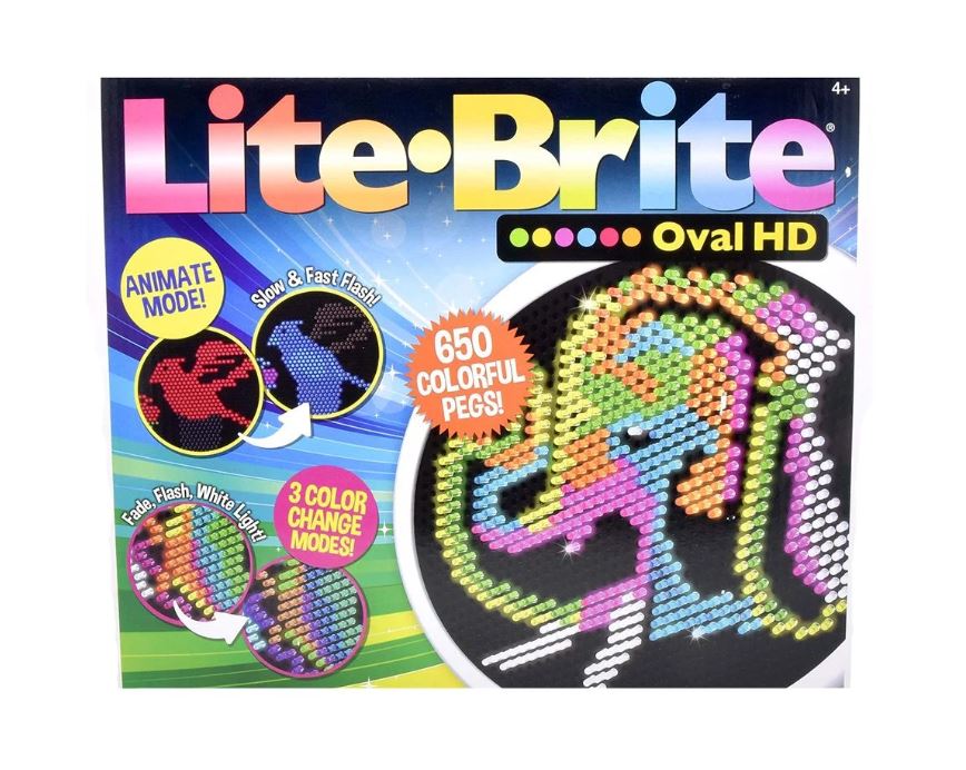 High - Definition Oval Lite Brite with More Holes and Pegs