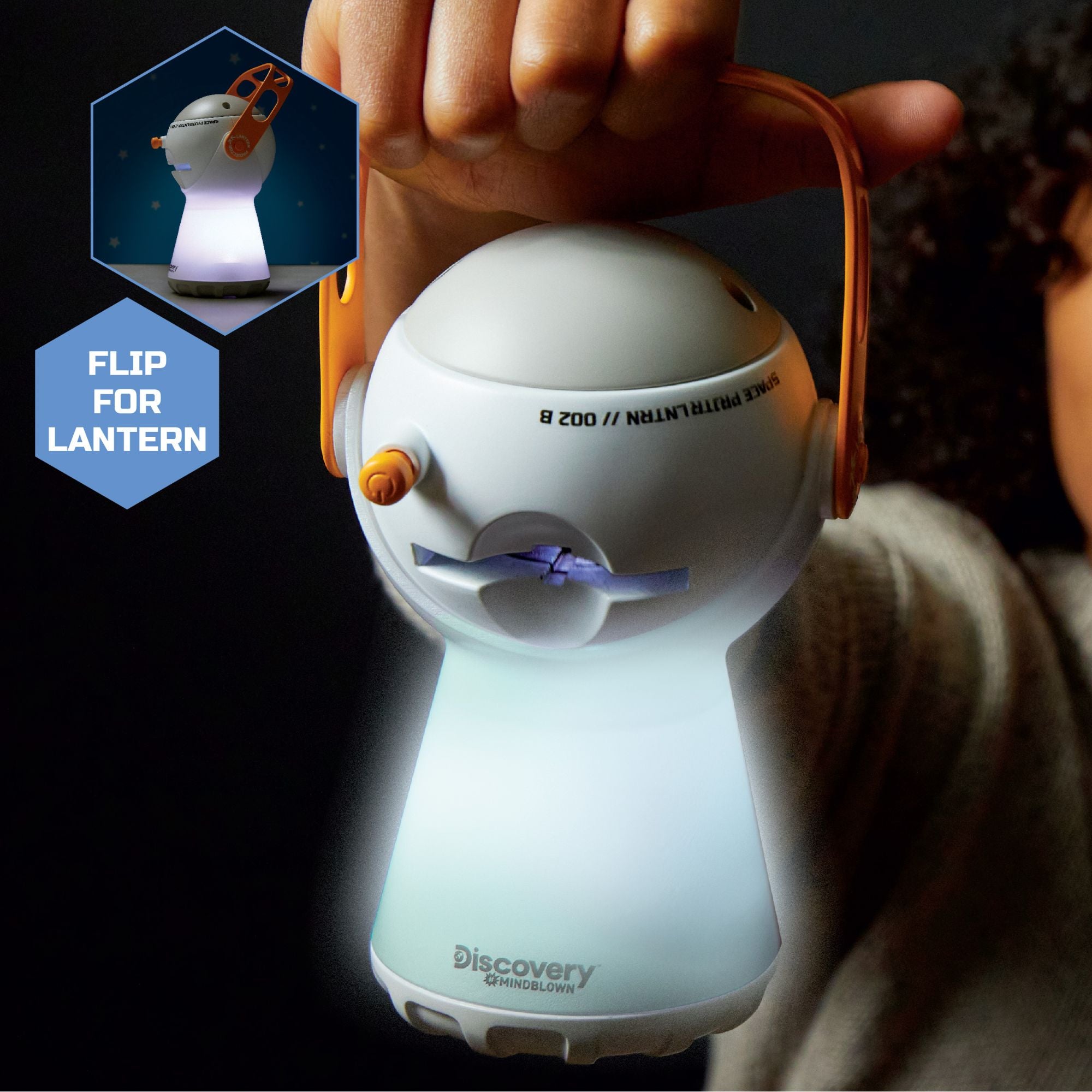Hot! Discovery Grab & Go 2-in-1 Galaxy Lantern for Kids