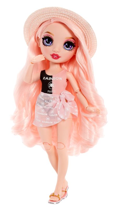 Hot Sale! Rainbow High Pacific Coast Fashion Doll - Bella Parker with Exclusive Features