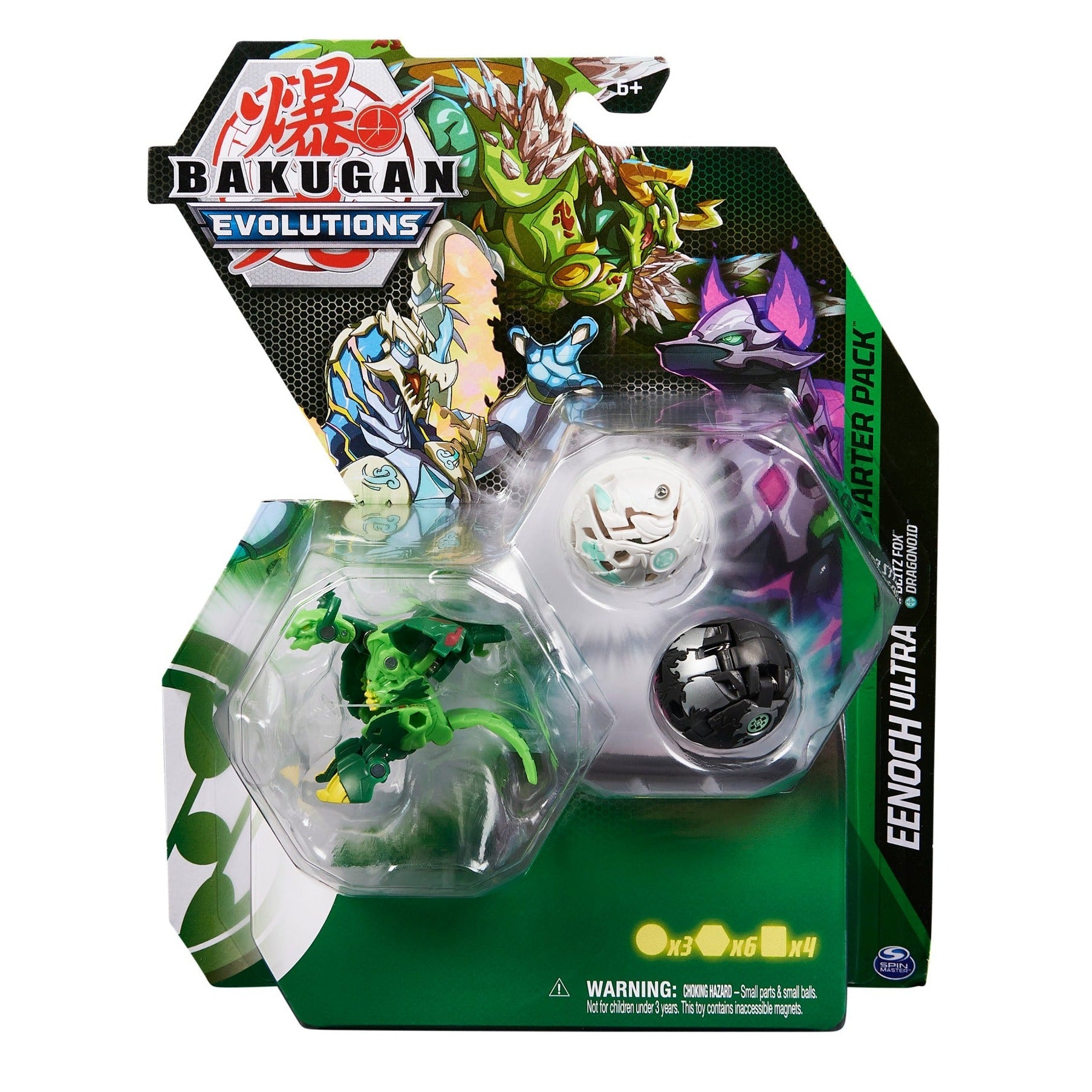 Bakugan Evolutions Eenoch Ultra Starter Pack - Ideal for Action