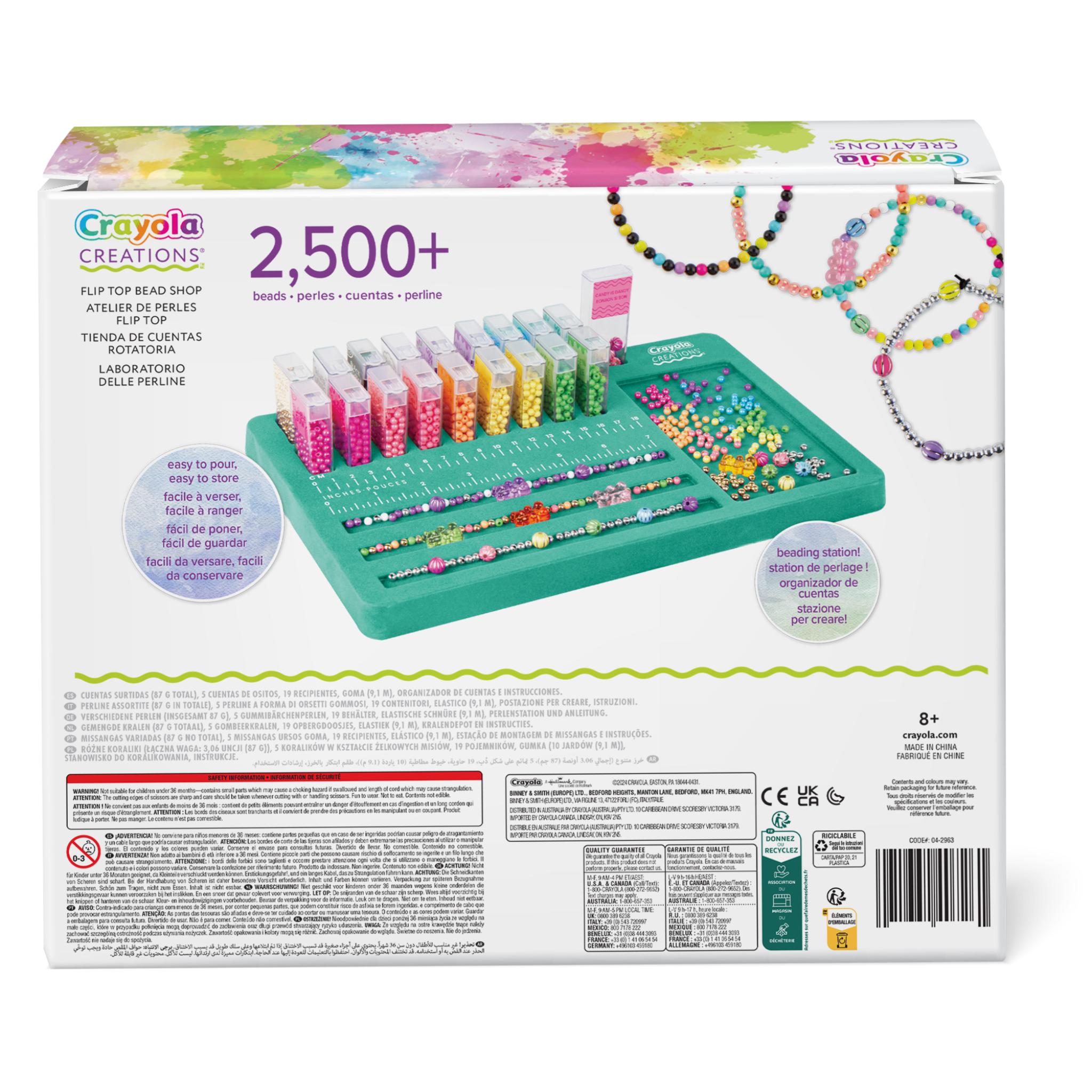 Hot Deal! Crayola Flip - Top Bead Kit for Creating Your Own Bracelets