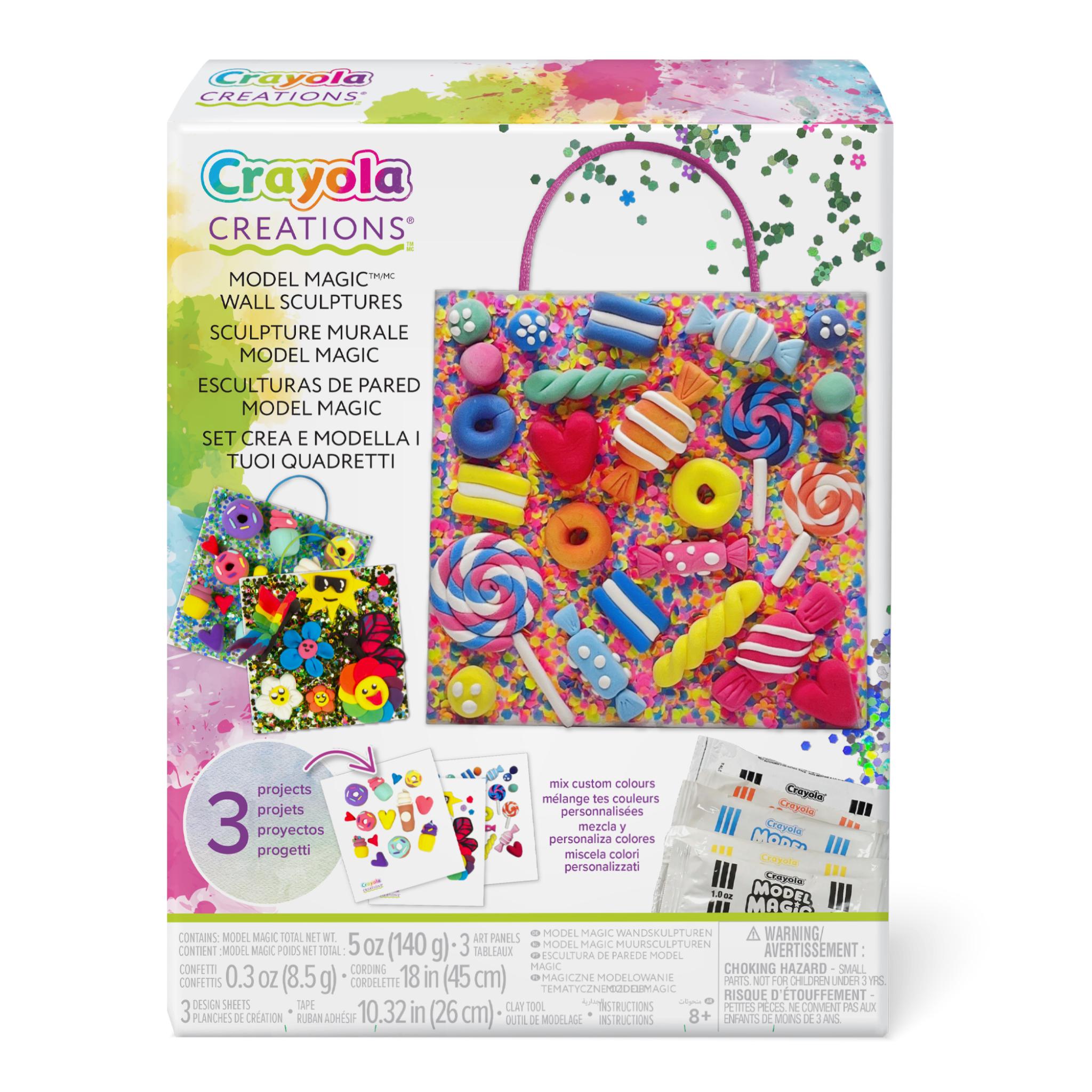 Crayola Model Magic Wall Sculptures Kit - Create Colorful Wall Art!
