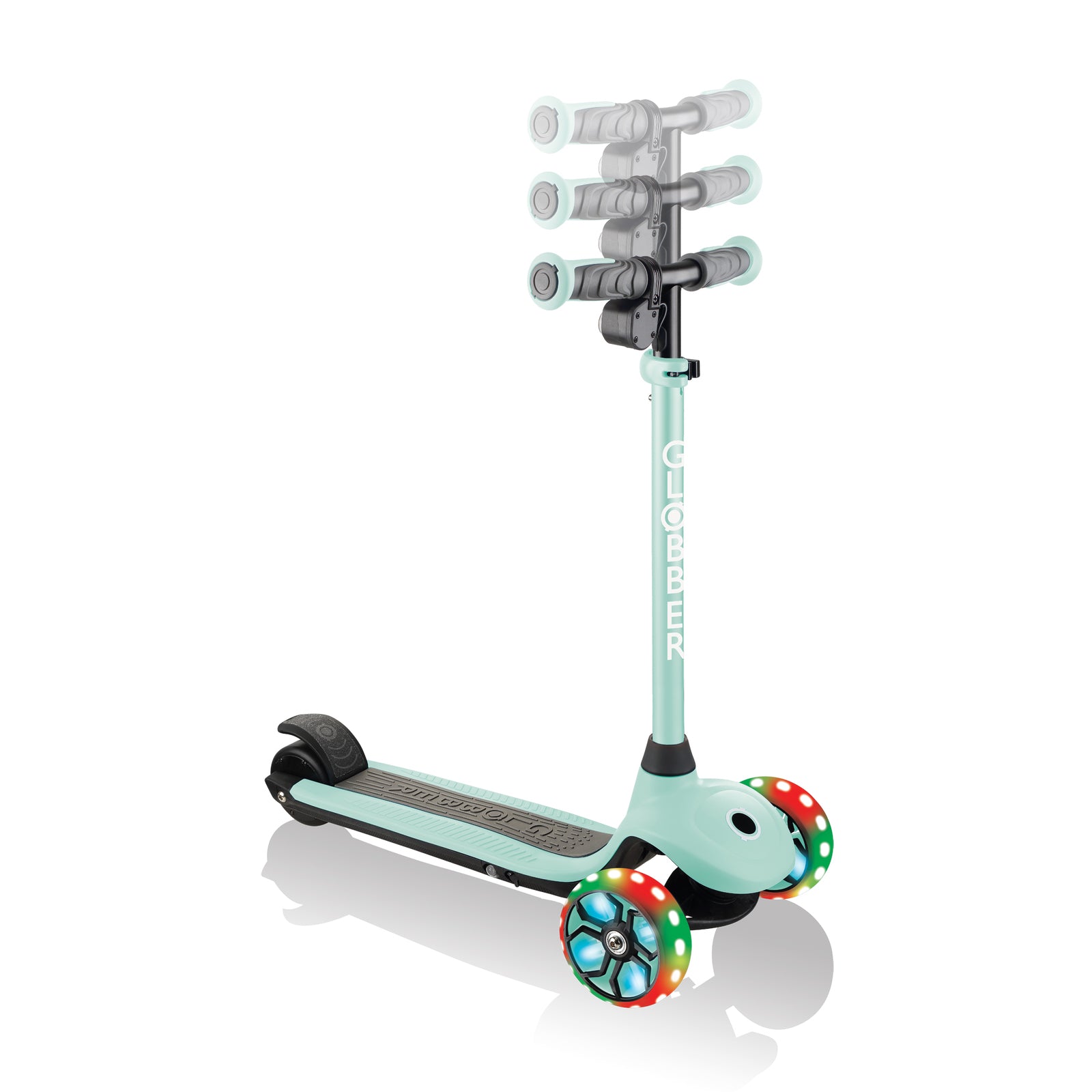 Hot Deal! Globber One K E-Motion 4 Plus 3-Wheel Mint Electric Scooter for Kids