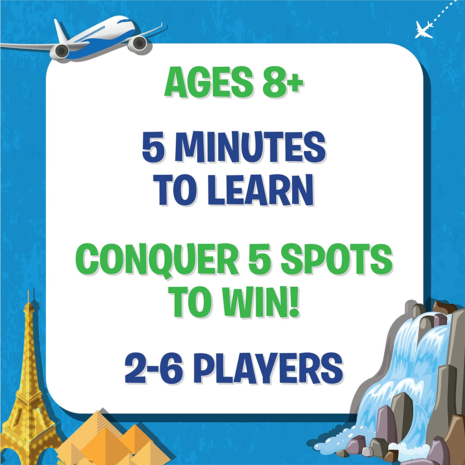 Skillmatics World - Themed Guess In 10 Board Game for Global Fun