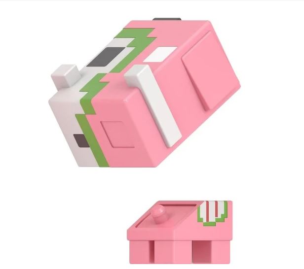 Adorable Minecraft Zoglin Mob Head Mini Figures for Collection