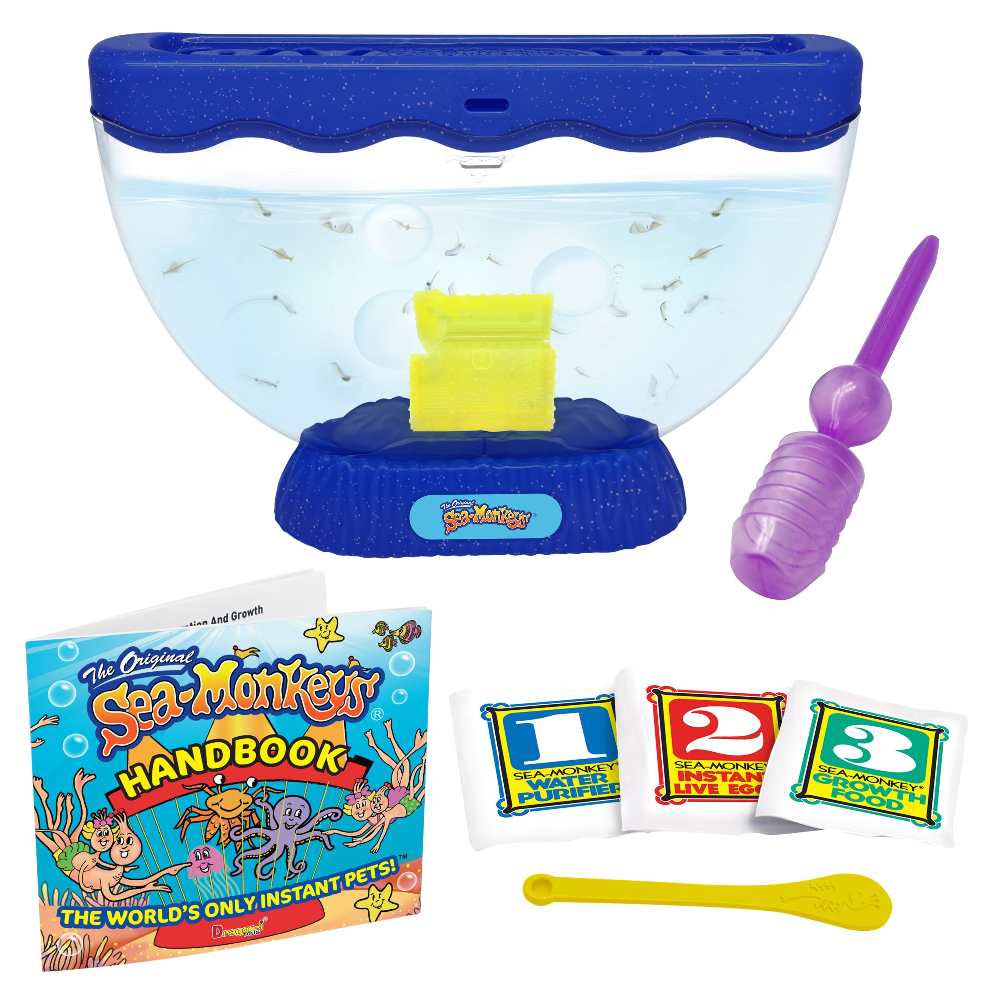 Sea-Monkeys Ocean Treasure Set - Assorted Styles, Ideal First Pet!