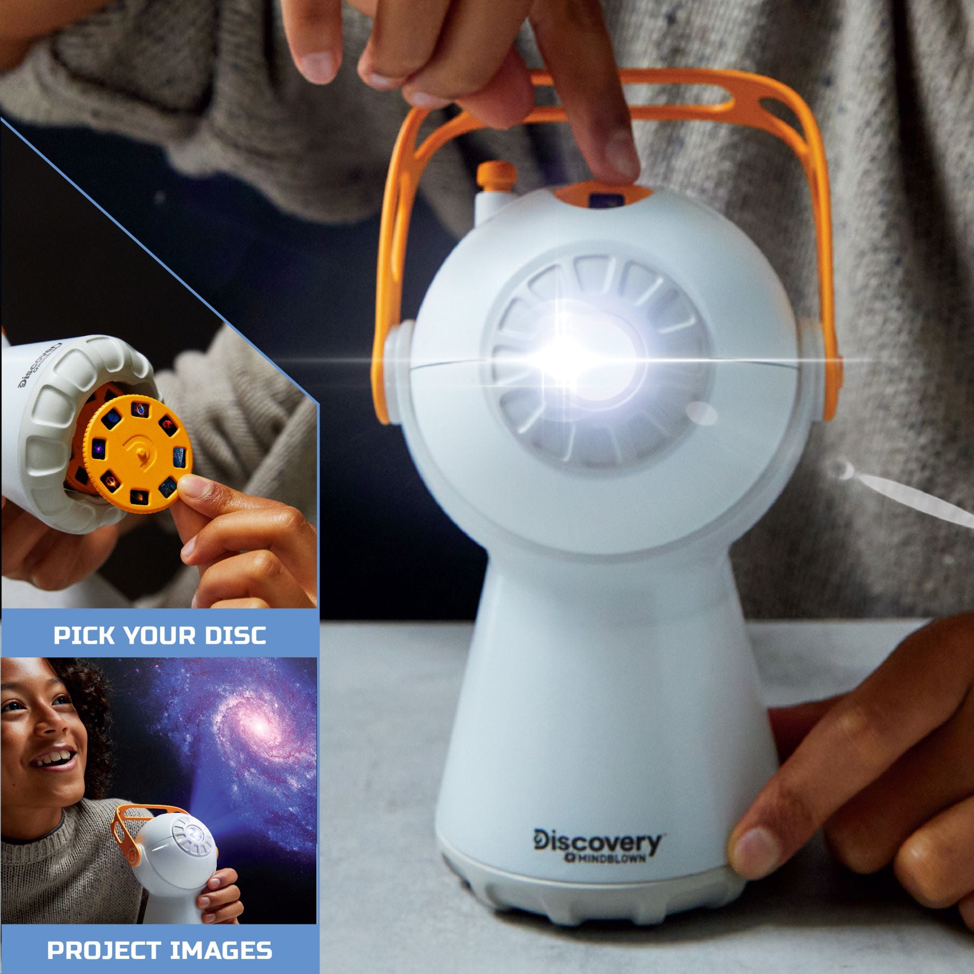Hot! Discovery Grab & Go 2-in-1 Galaxy Lantern for Kids